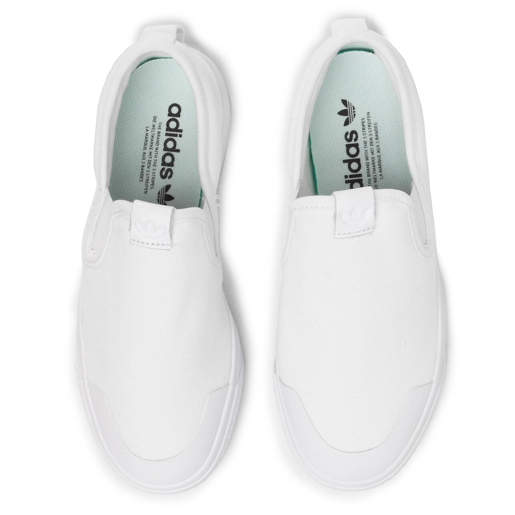 adidas Обувки Nizza Slip On EF1185 Бял - Pepit.bg
