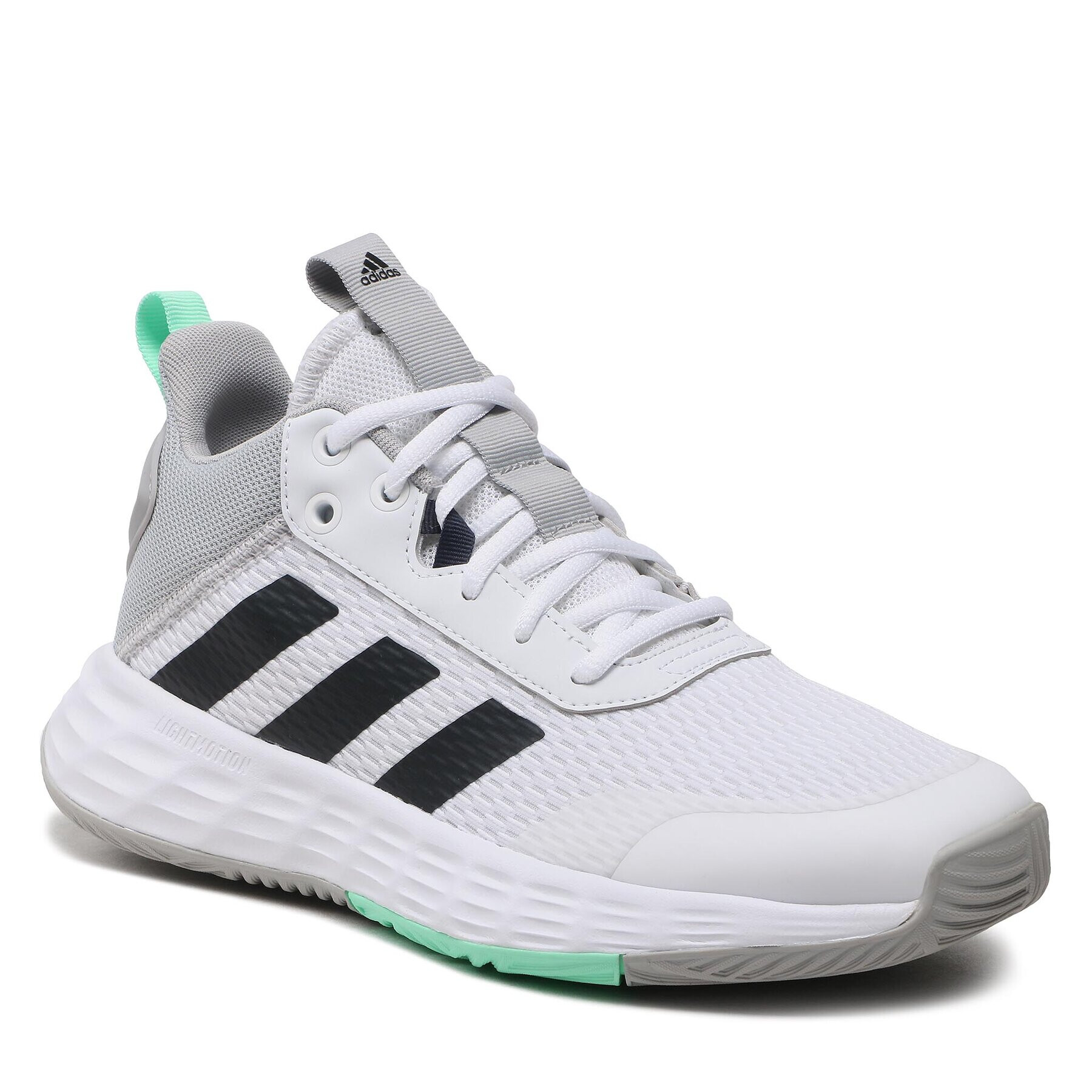 adidas Обувки OwnTheGame 2.0 Lightmotion Sport Basketball Mid Shoes HP7888 Бял - Pepit.bg