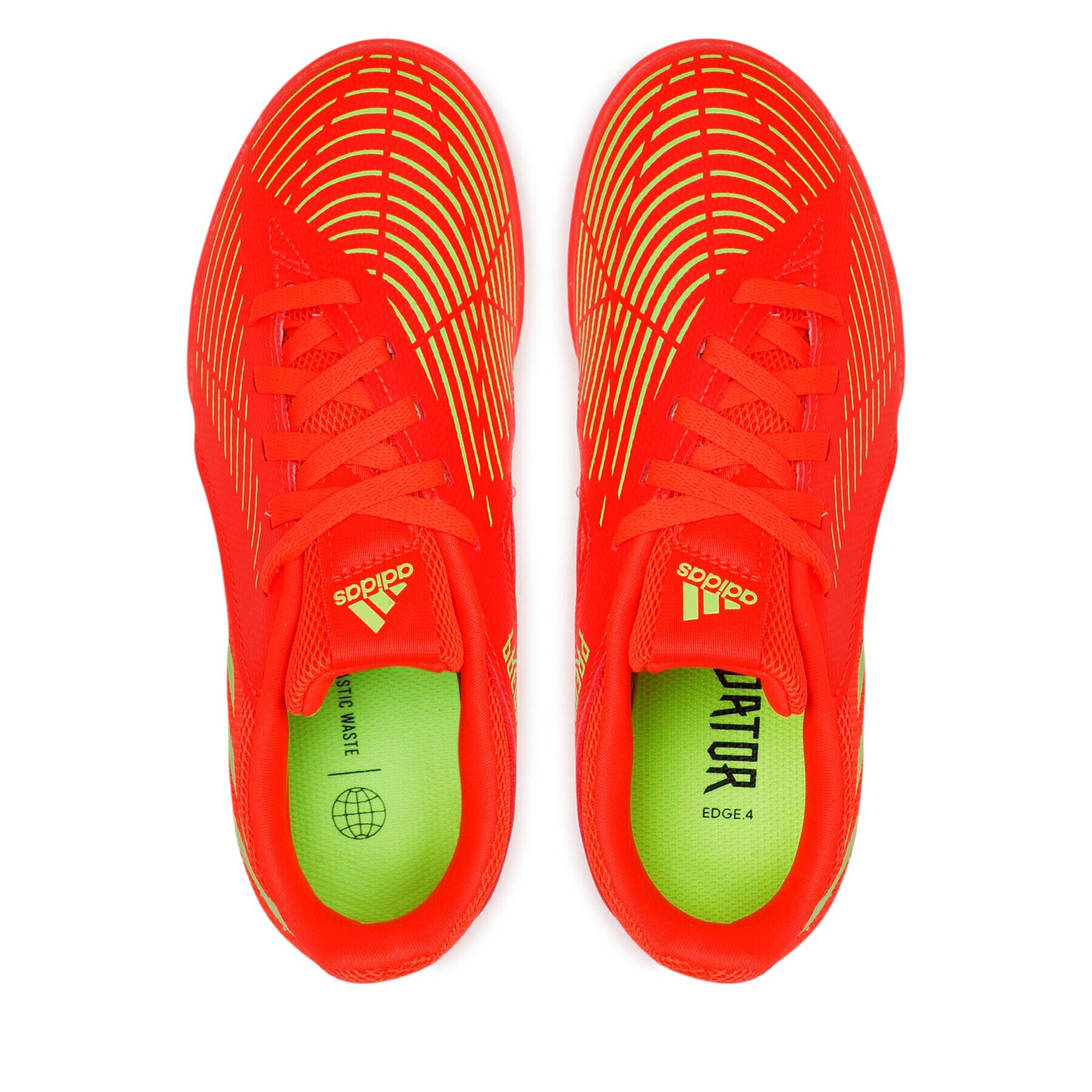 adidas Обувки Predator Edge.4 In Sala J GZ6014 Червен - Pepit.bg
