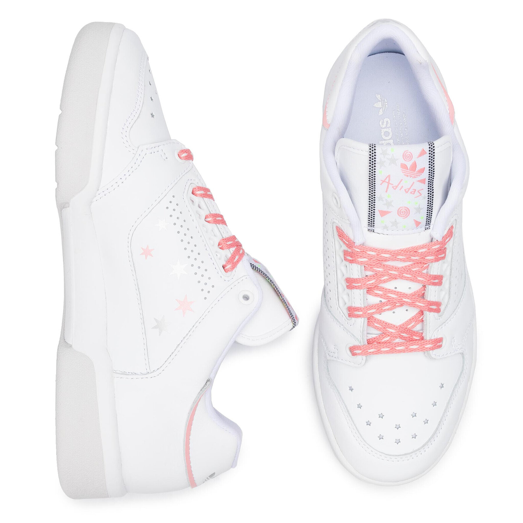 adidas Обувки Slamcourt W EF2086 Бял - Pepit.bg