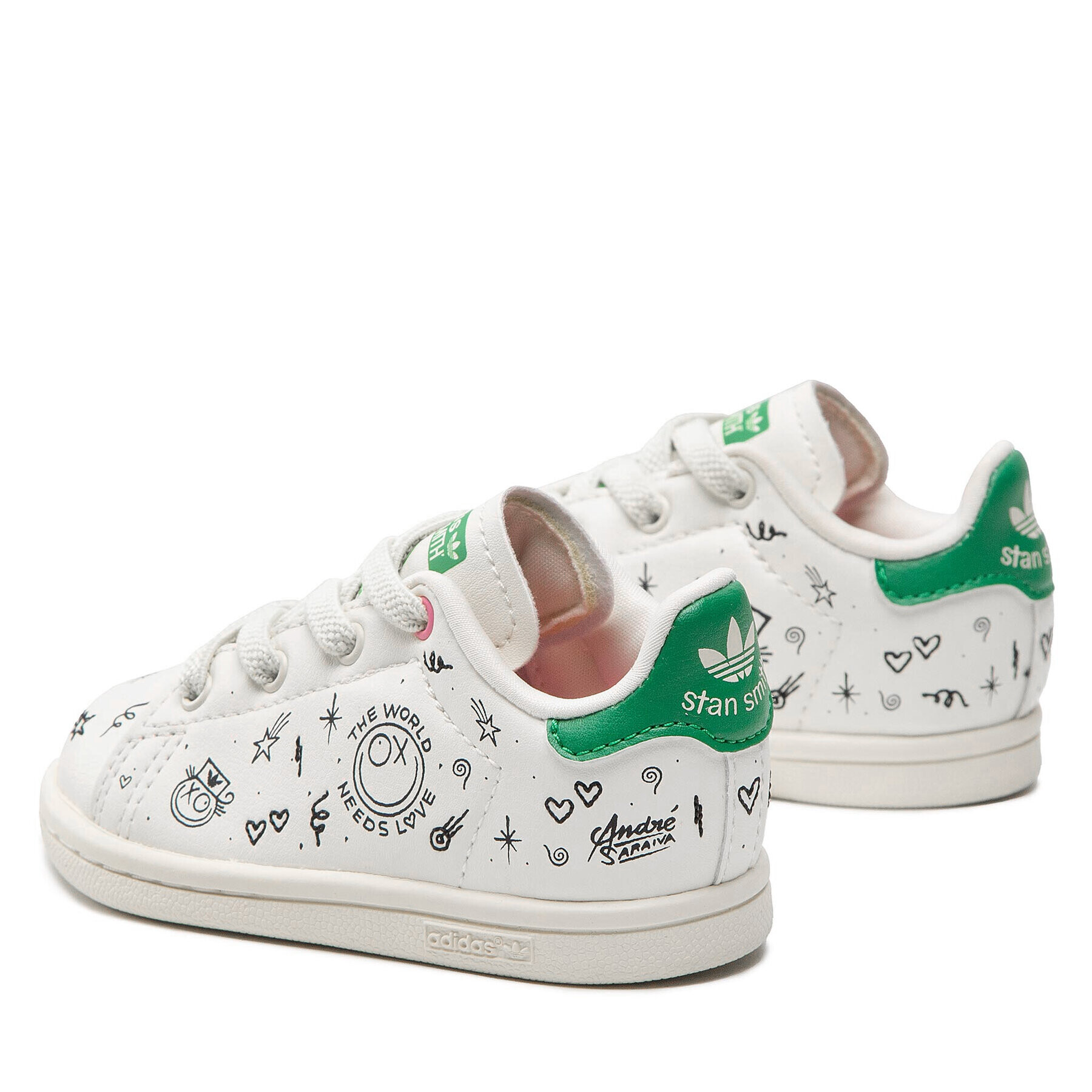 adidas Обувки Stan Smith El I GY1788 Бял - Pepit.bg