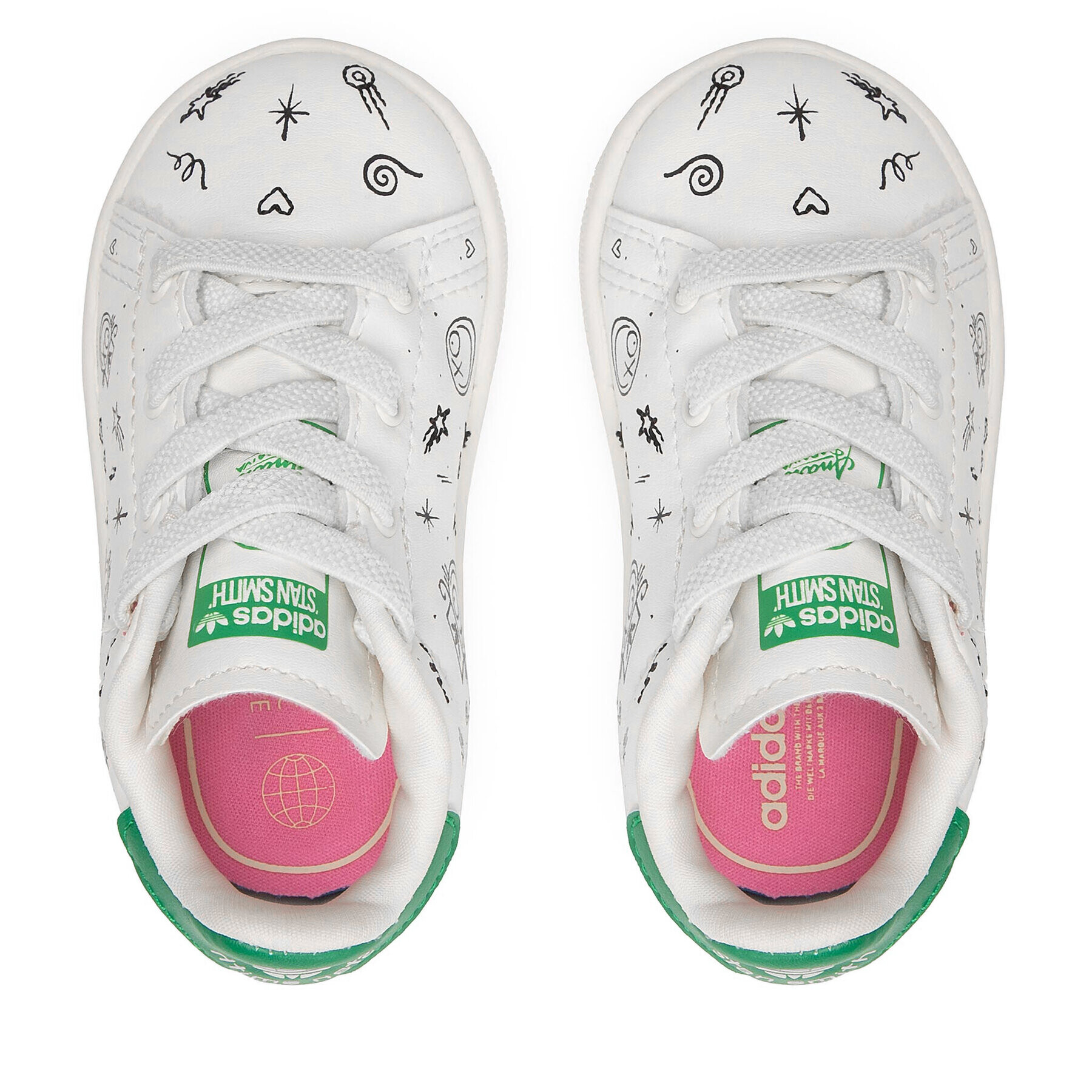 adidas Обувки Stan Smith El I GY1788 Бял - Pepit.bg