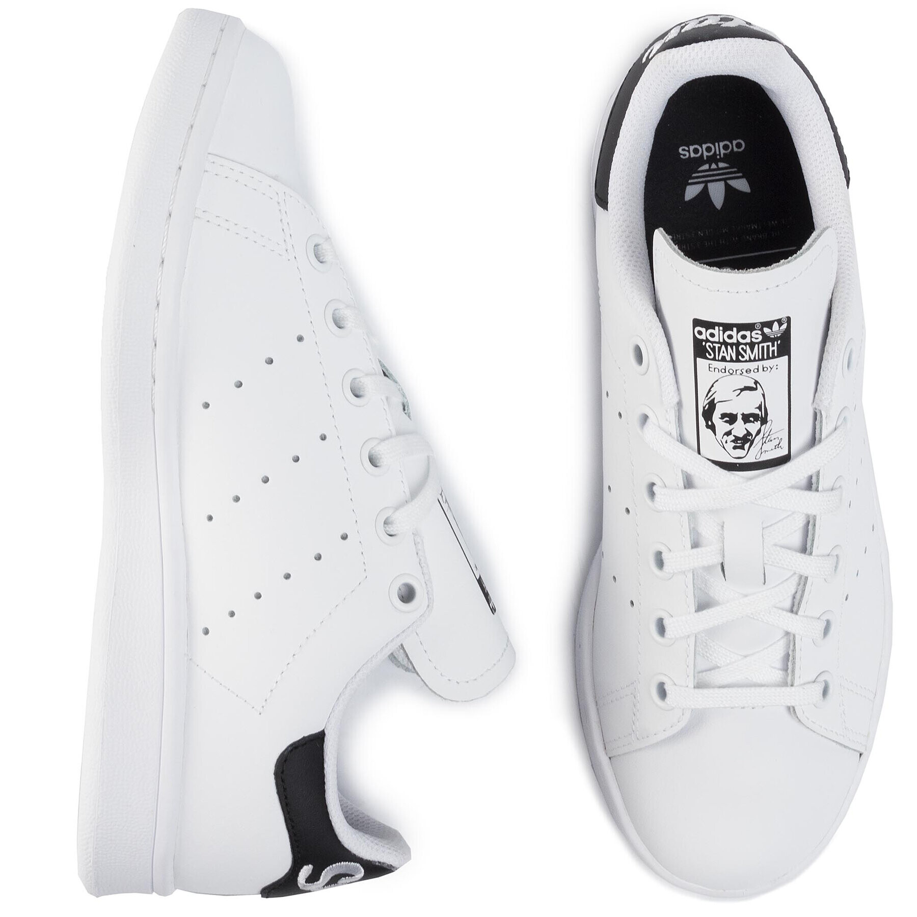 adidas Обувки Stan Smith J EE7570 Бял - Pepit.bg