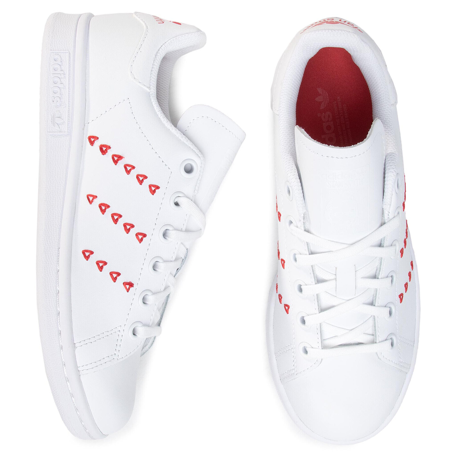 adidas Обувки Stan Smith J EG6495 Бял - Pepit.bg