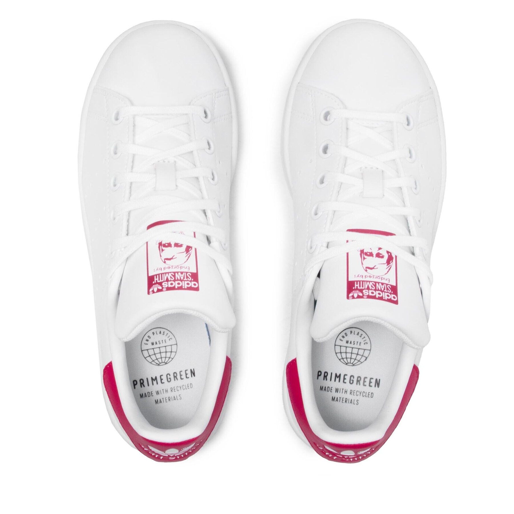 adidas Обувки Stan Smith J FX7522 Бял - Pepit.bg