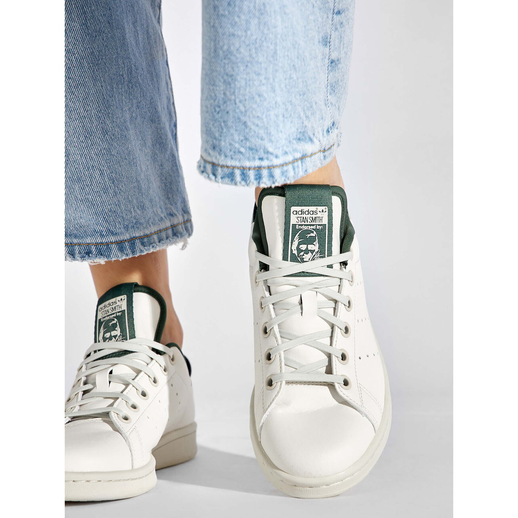 adidas Обувки Stan Smith J GX7291 Бял - Pepit.bg