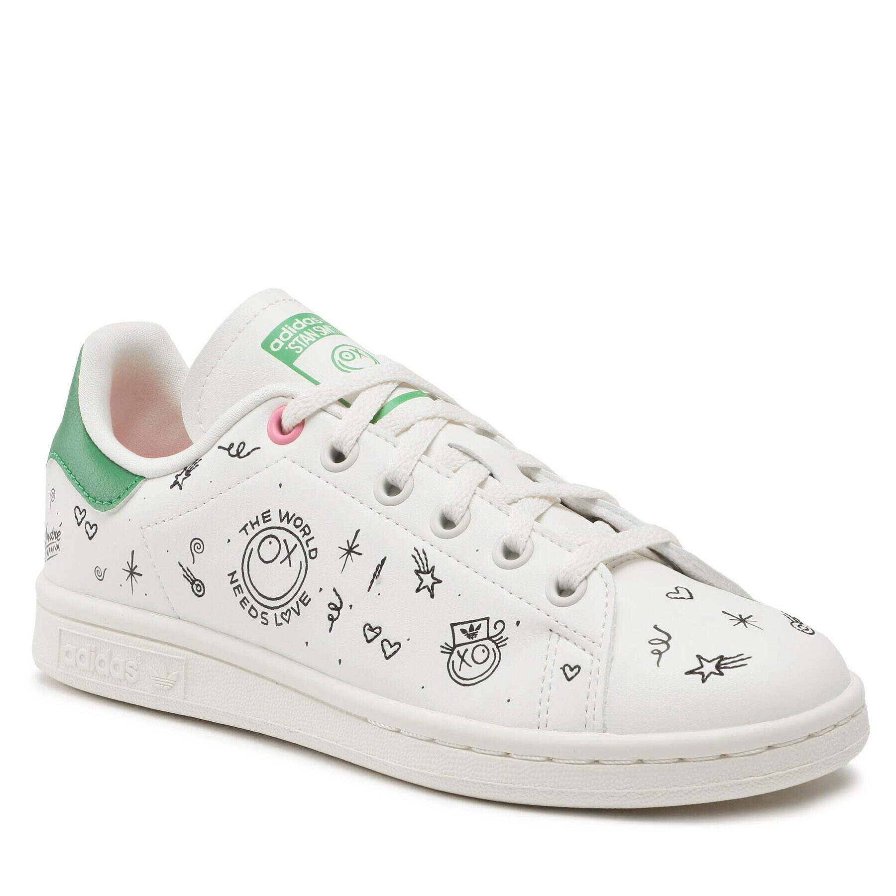 adidas Обувки Stan Smith J GY1786 Бял - Pepit.bg