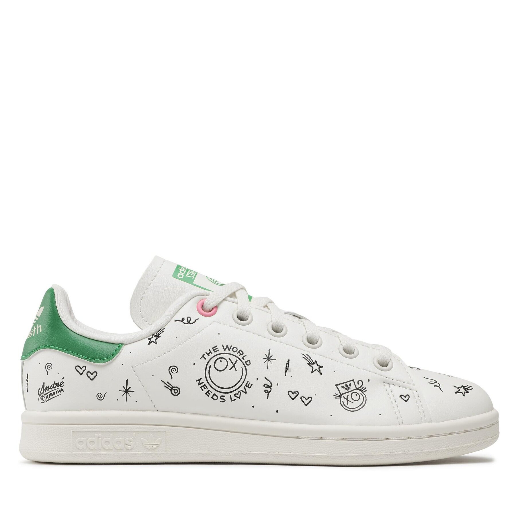 adidas Обувки Stan Smith J GY1786 Бял - Pepit.bg