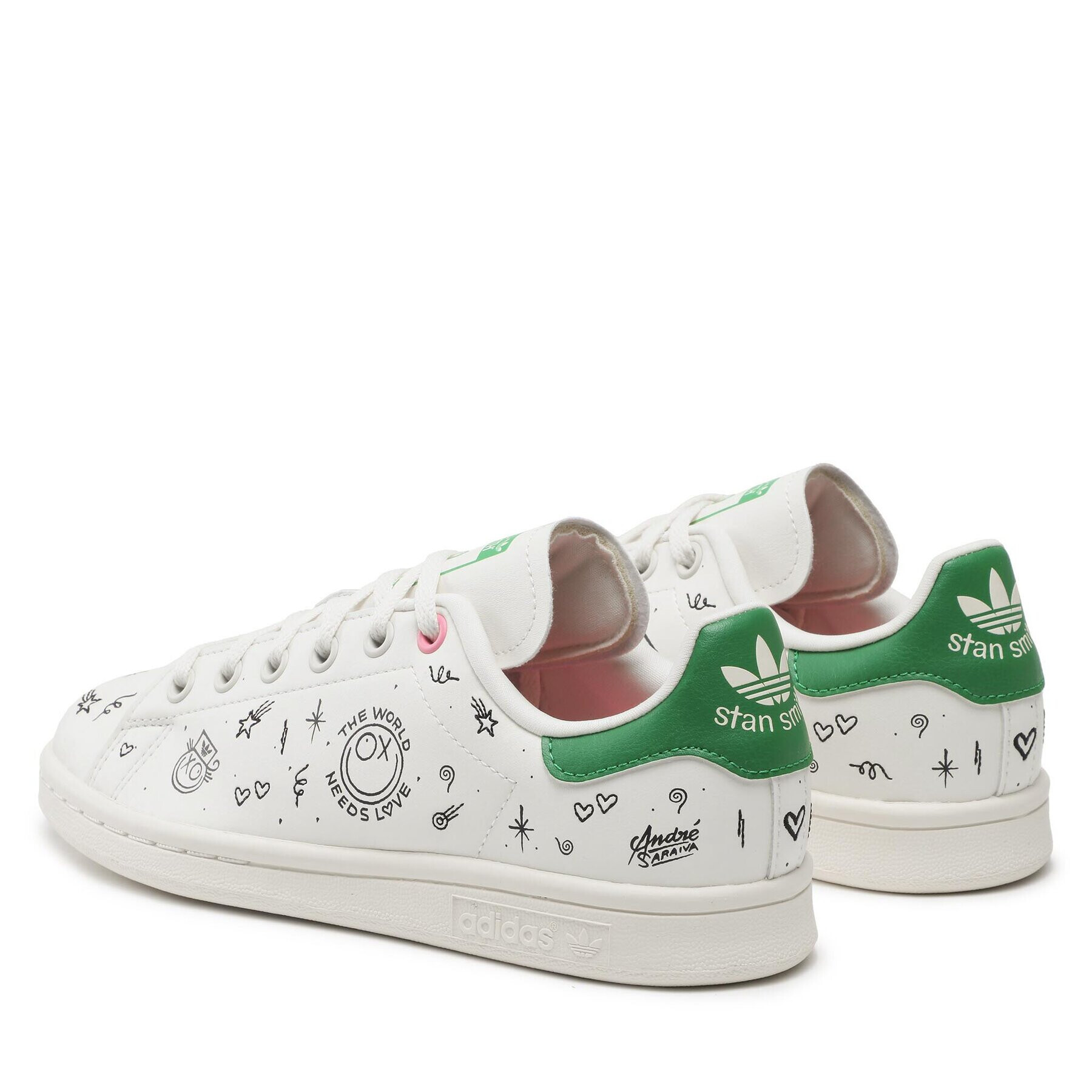 adidas Обувки Stan Smith J GY1786 Бял - Pepit.bg
