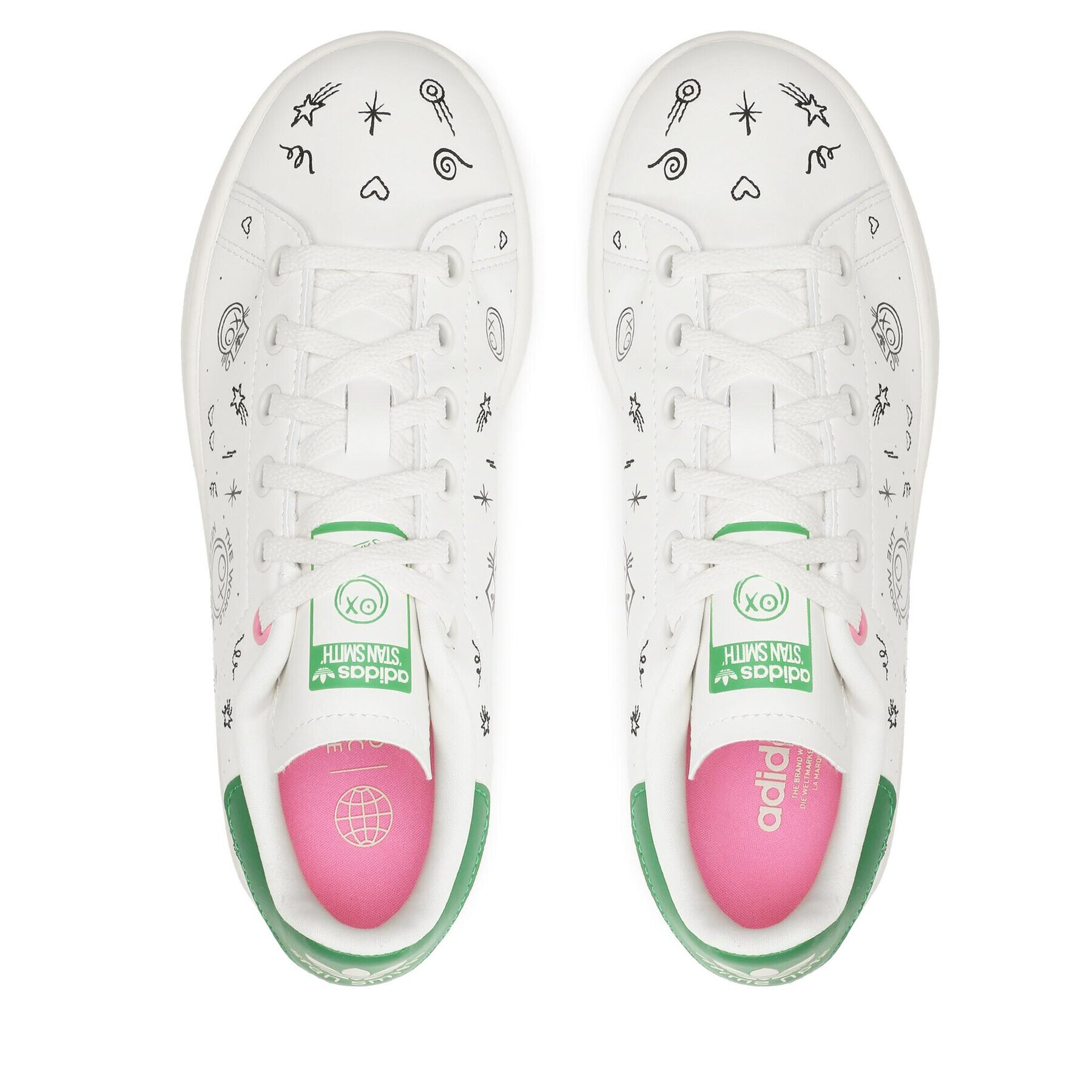 adidas Обувки Stan Smith J GY1786 Бял - Pepit.bg
