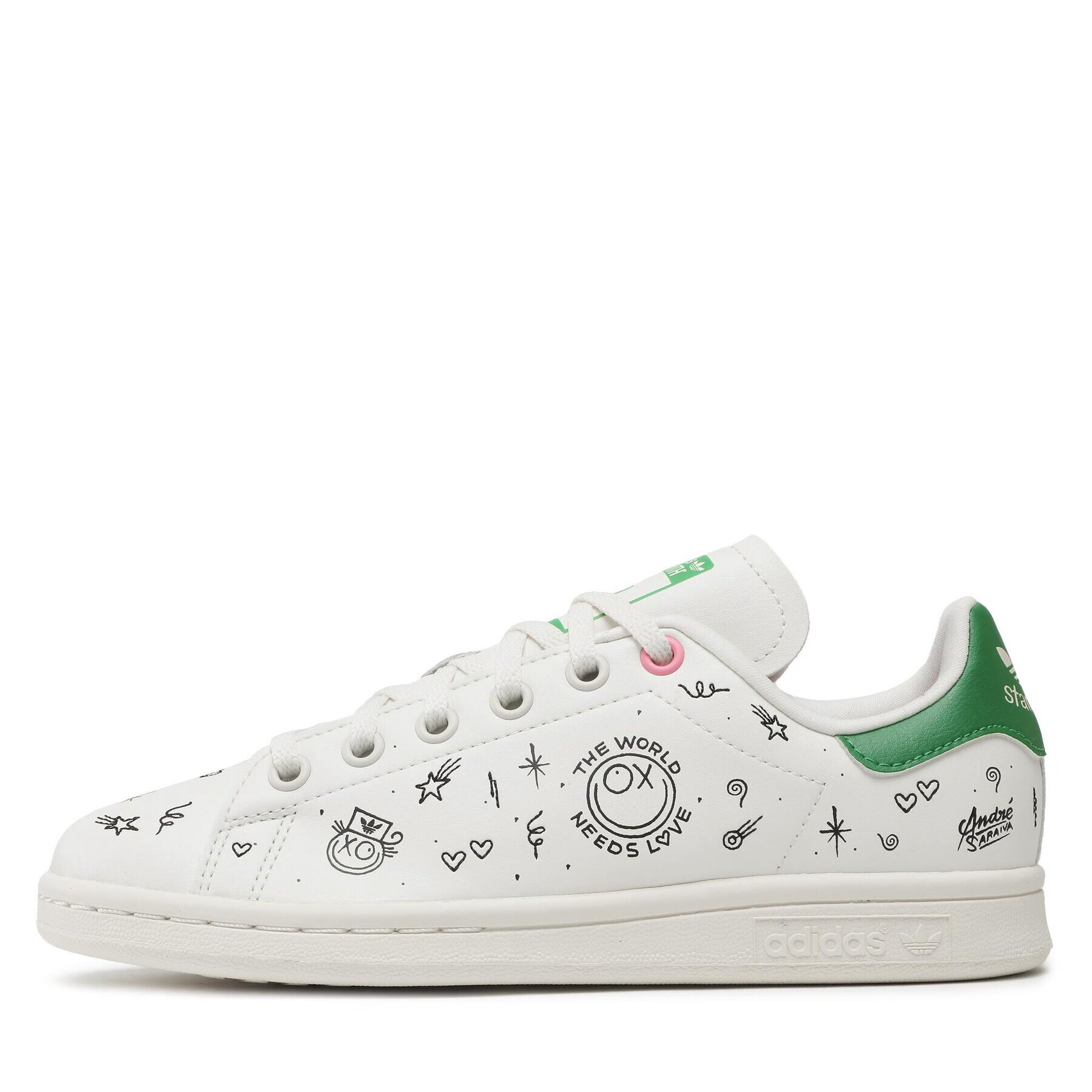 adidas Обувки Stan Smith J GY1786 Бял - Pepit.bg