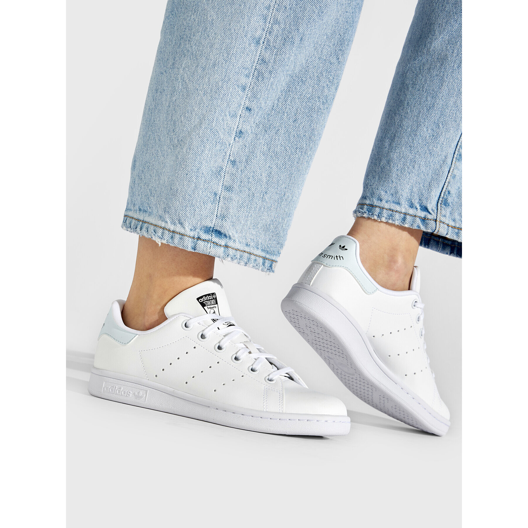 adidas Обувки Stan Smith J GY4247 Бял - Pepit.bg