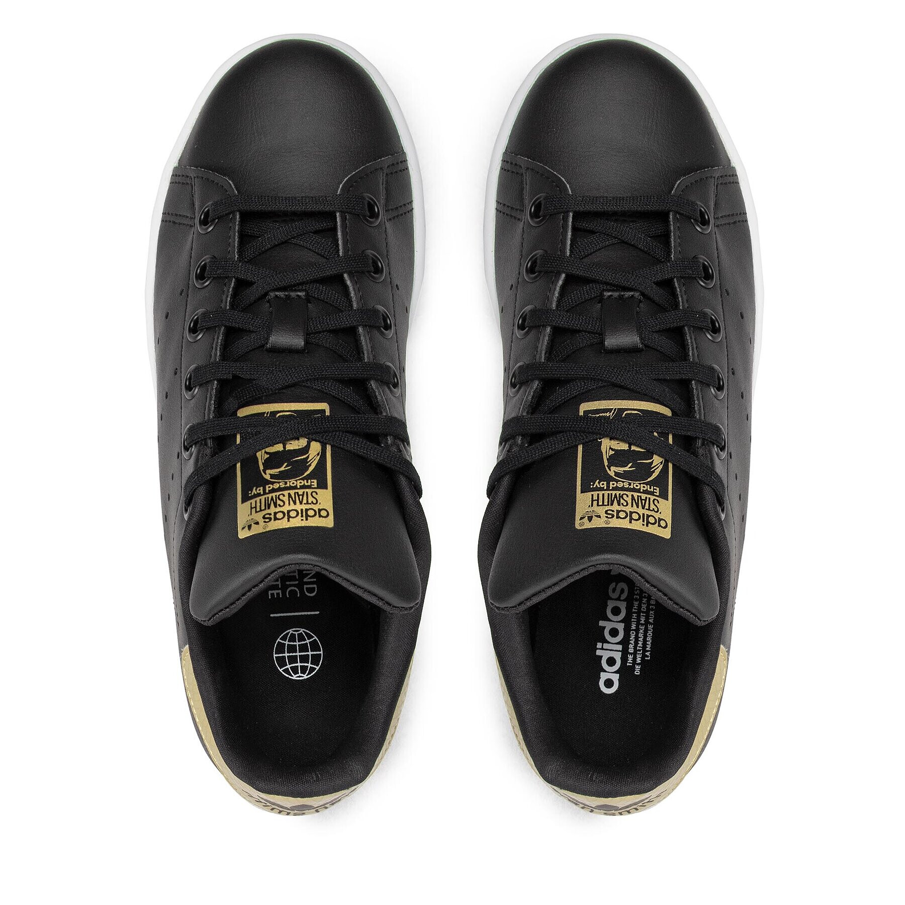 adidas Обувки Stan Smith J GY4254 Черен - Pepit.bg