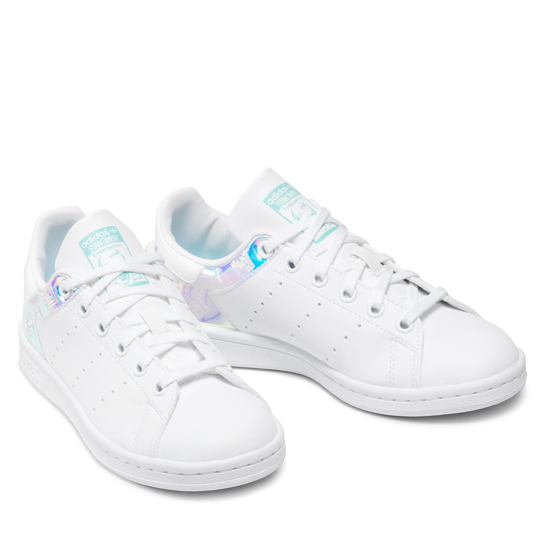 adidas Обувки Stan Smith J H05849 Бял - Pepit.bg