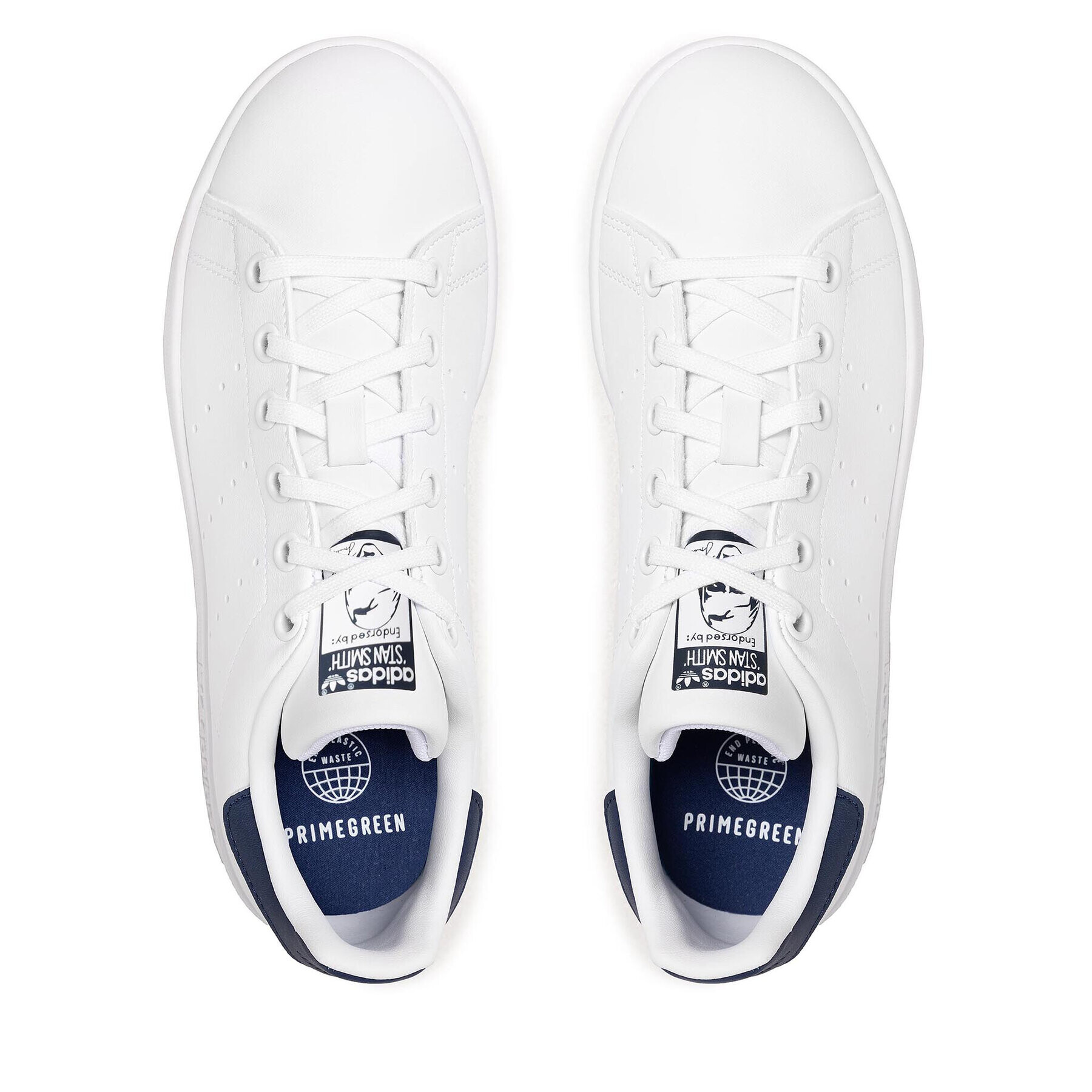 adidas Обувки Stan Smith J H68621 Бял - Pepit.bg