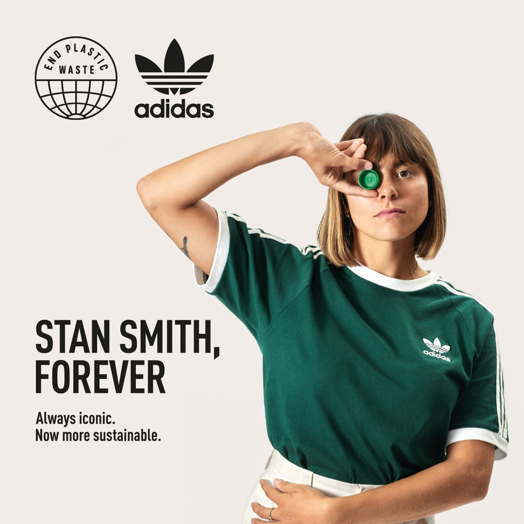 adidas Обувки Stan Smith J H68621 Бял - Pepit.bg