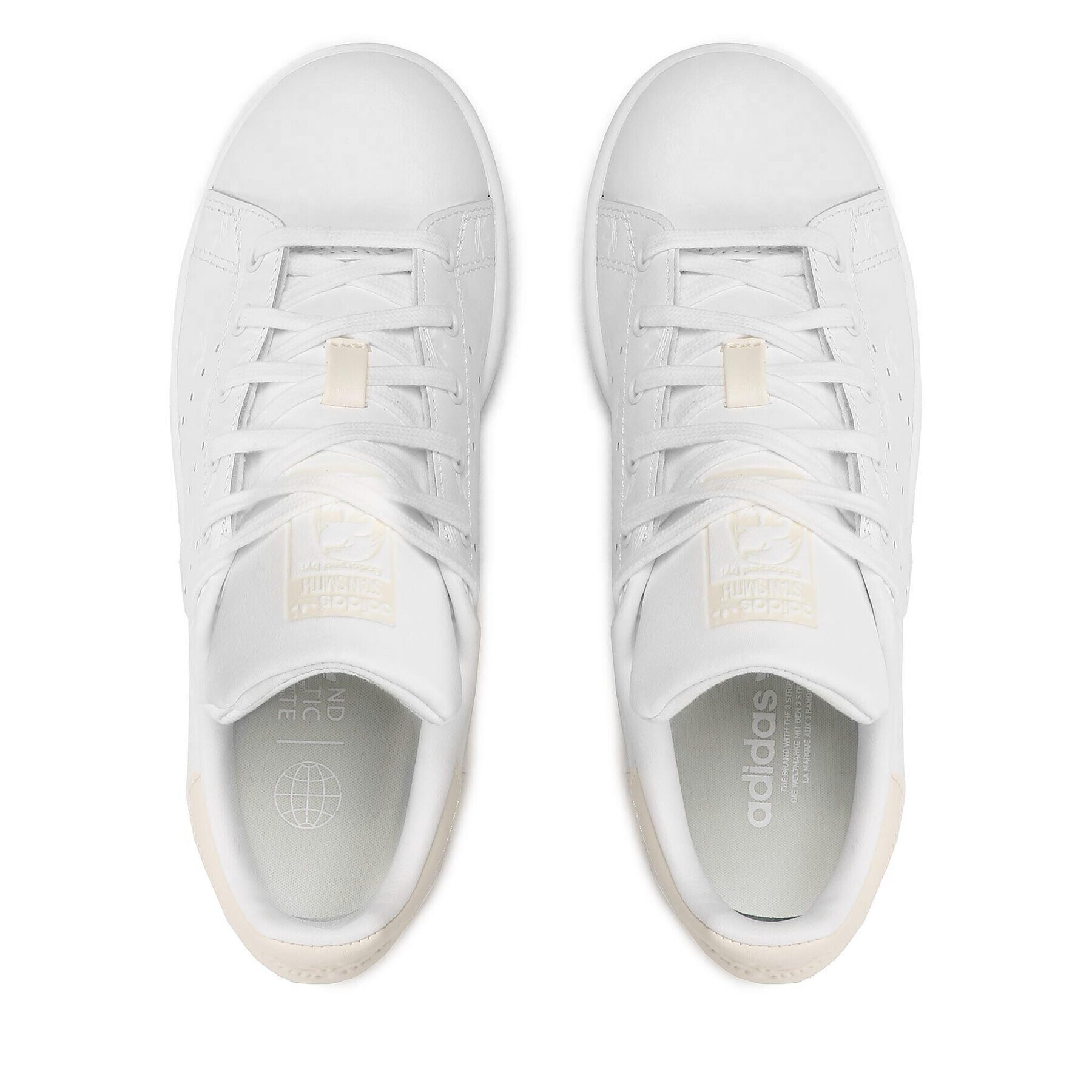 adidas Обувки Stan Smith J HQ8754 Бял - Pepit.bg