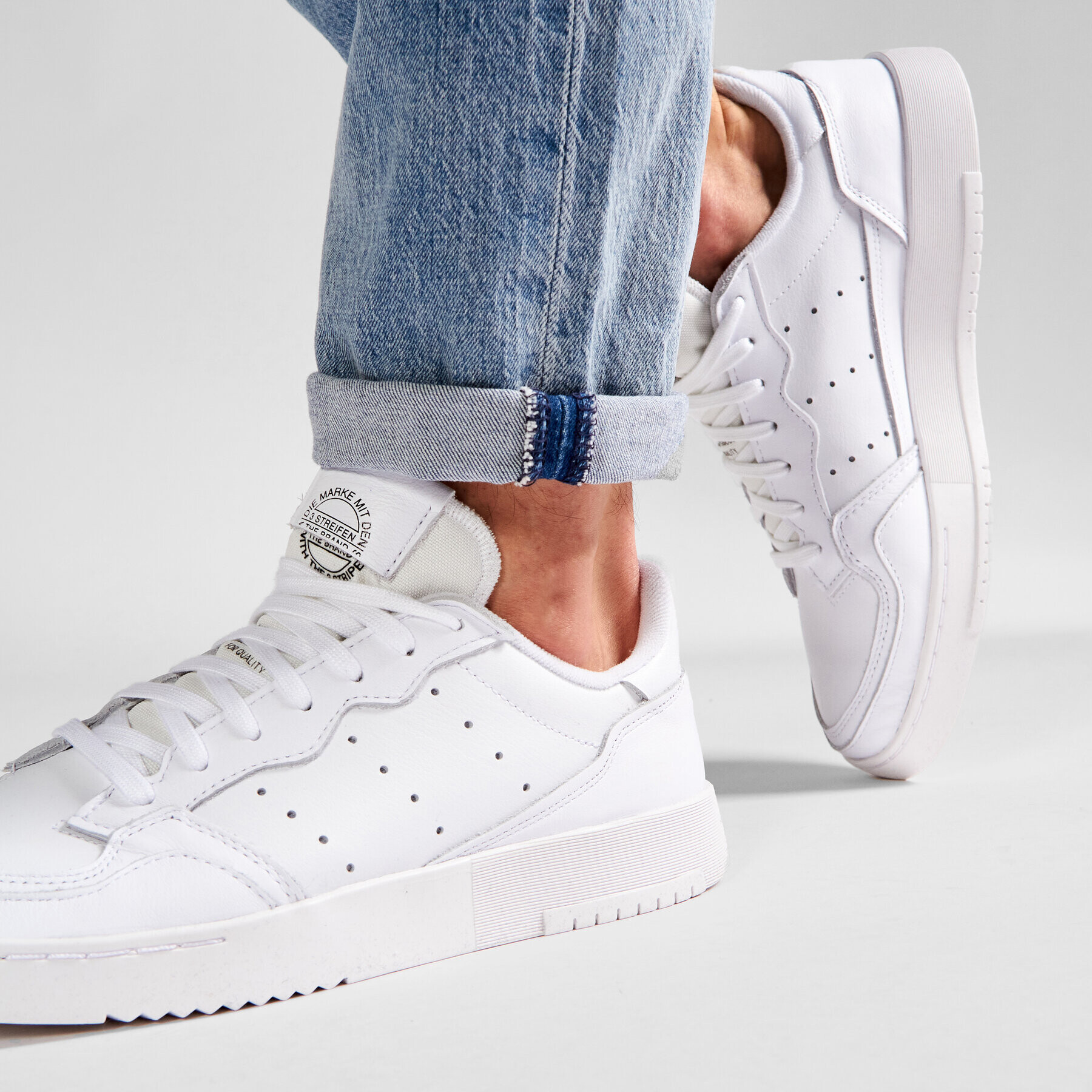 adidas Обувки Supercourt EE6037 Бял - Pepit.bg