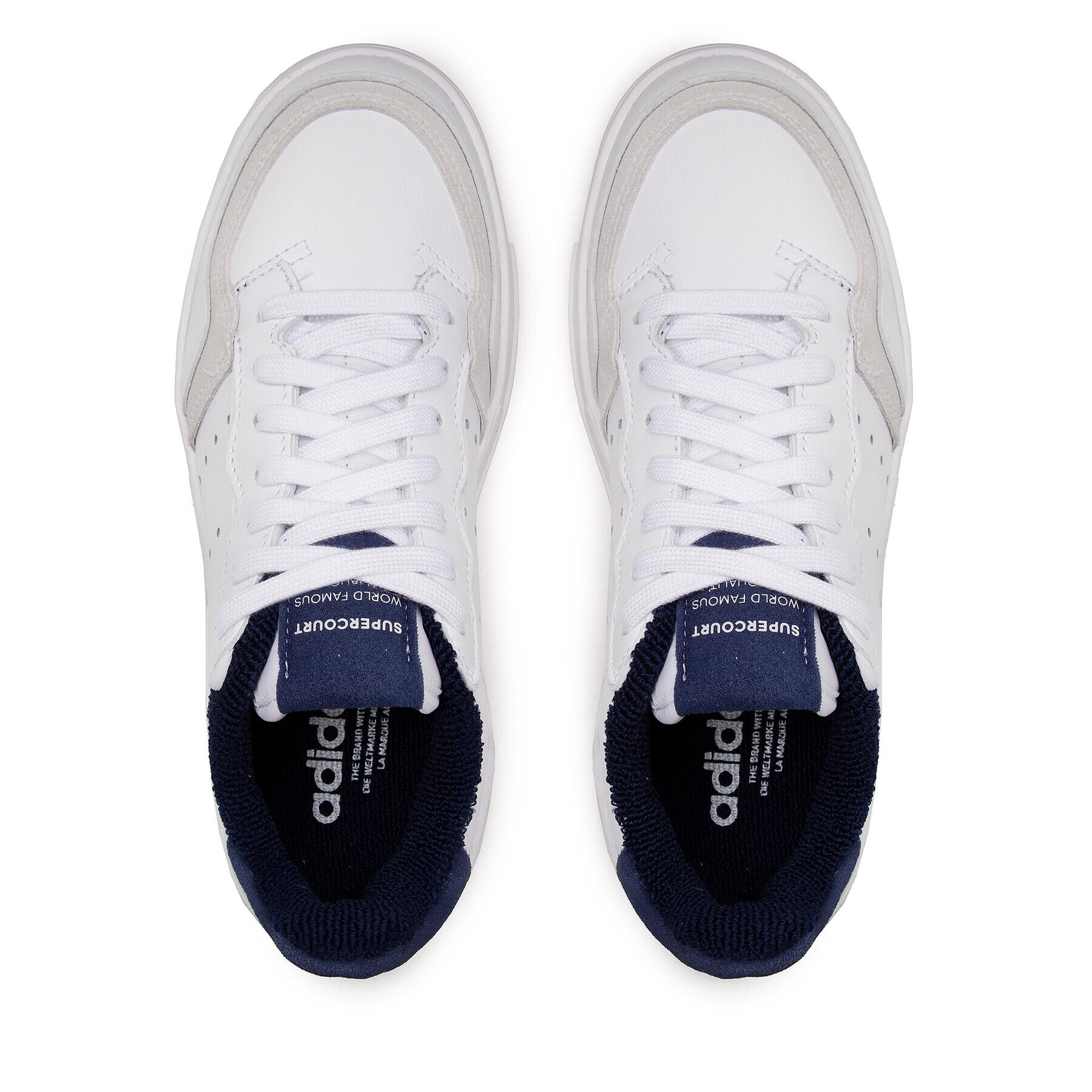 adidas Обувки Supercourt GZ8139 Бял - Pepit.bg