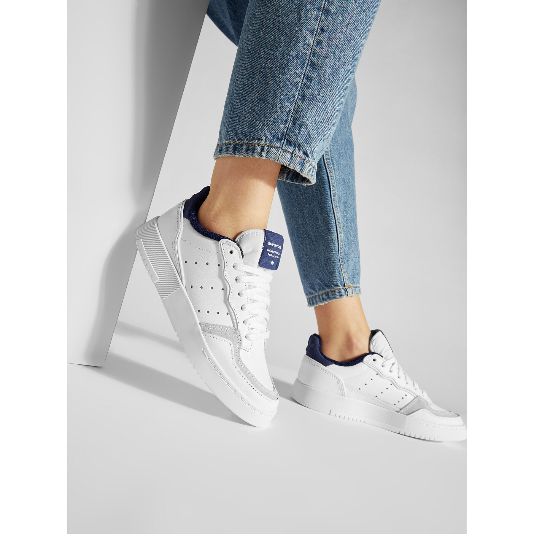 adidas Обувки Supercourt GZ8139 Бял - Pepit.bg