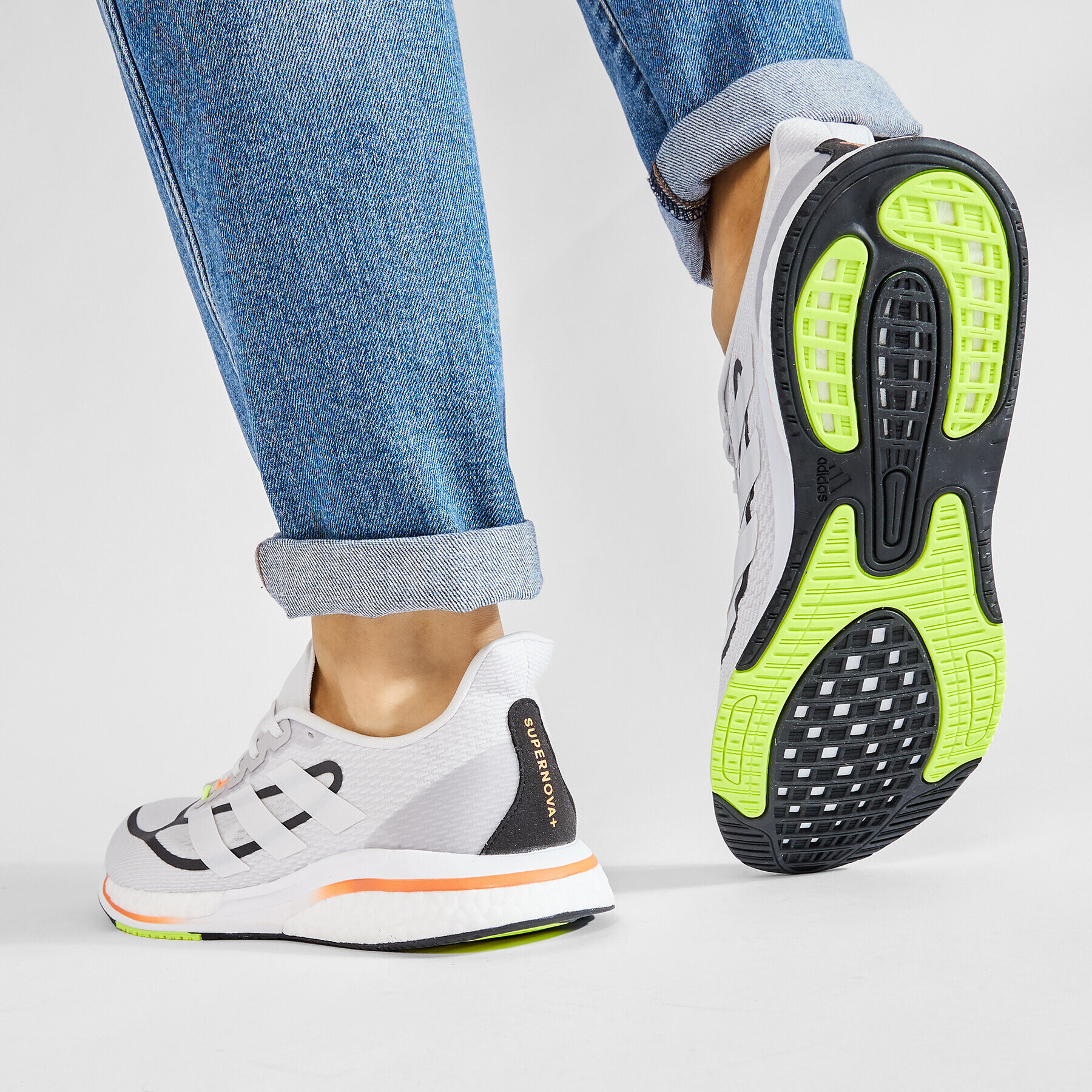 adidas Performance Обувки Supernova + M FX6651 Сив - Pepit.bg