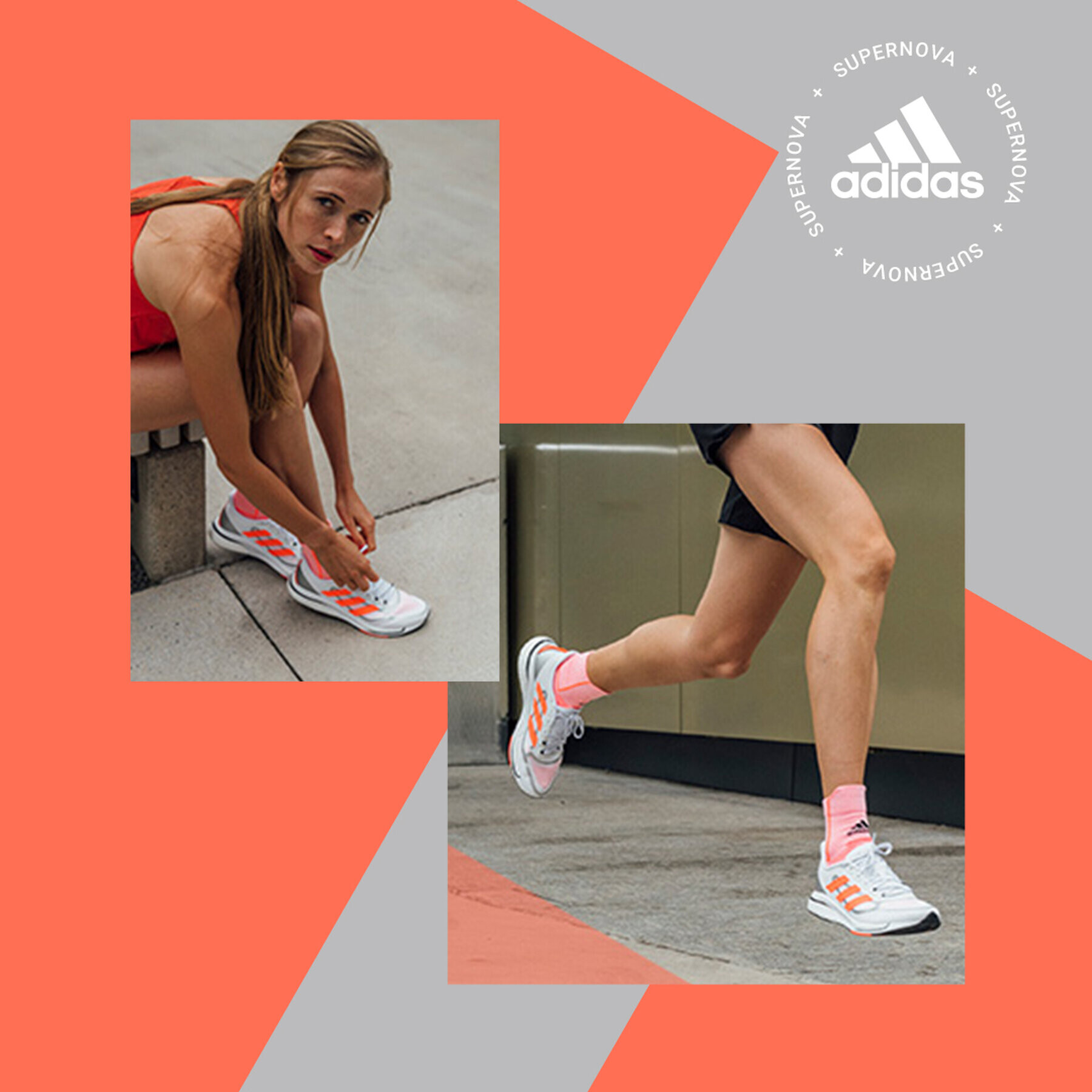 adidas Обувки Supernova + W FY2860 Бял - Pepit.bg