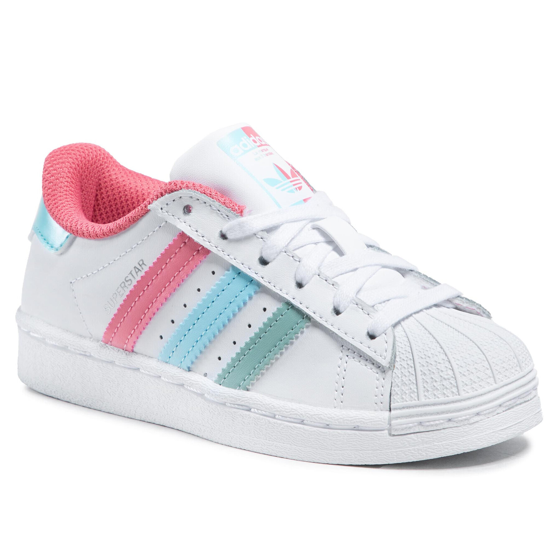 adidas Обувки Superstar C FZ0651 Бял - Pepit.bg