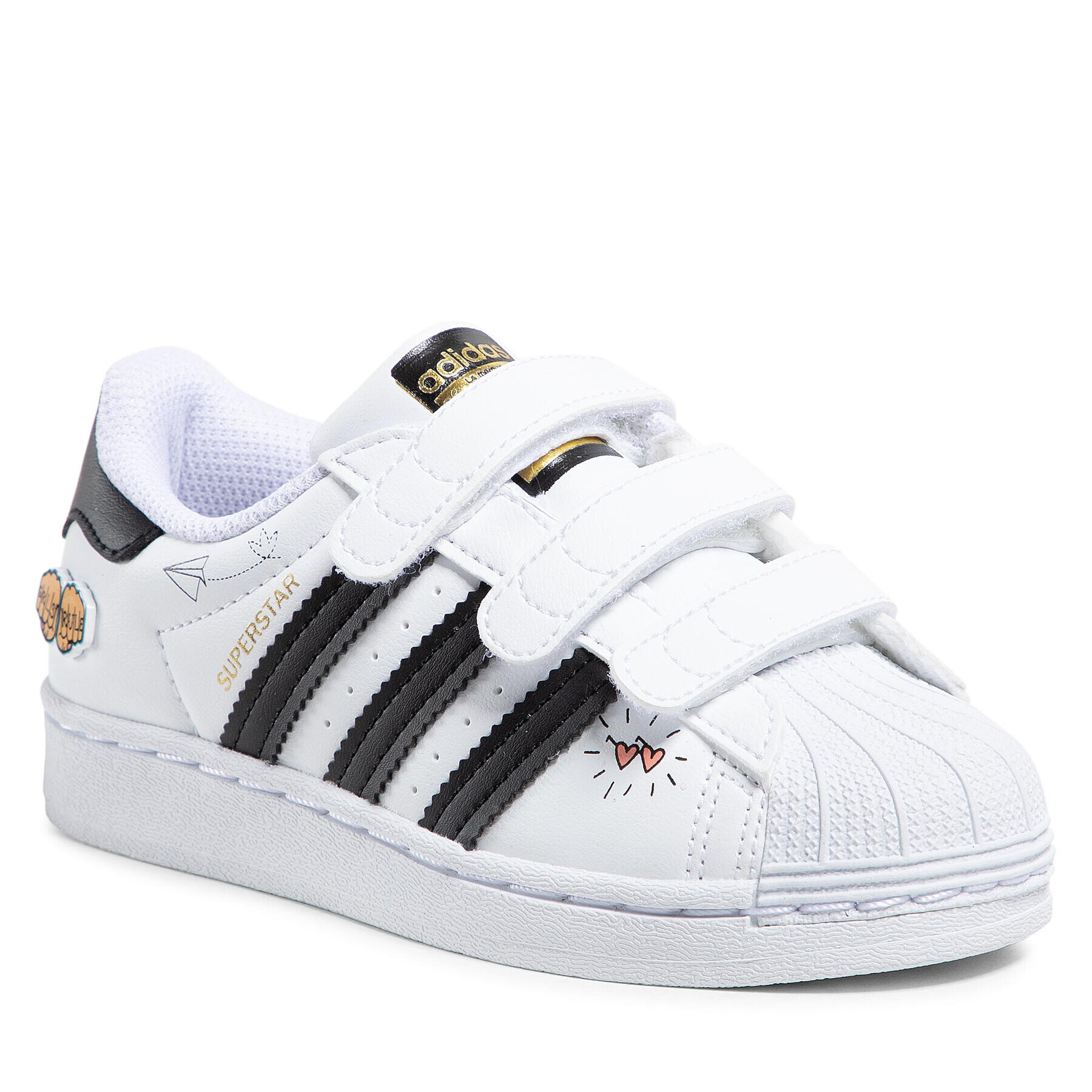 adidas Обувки Superstar Cf C FZ0615 Бял - Pepit.bg