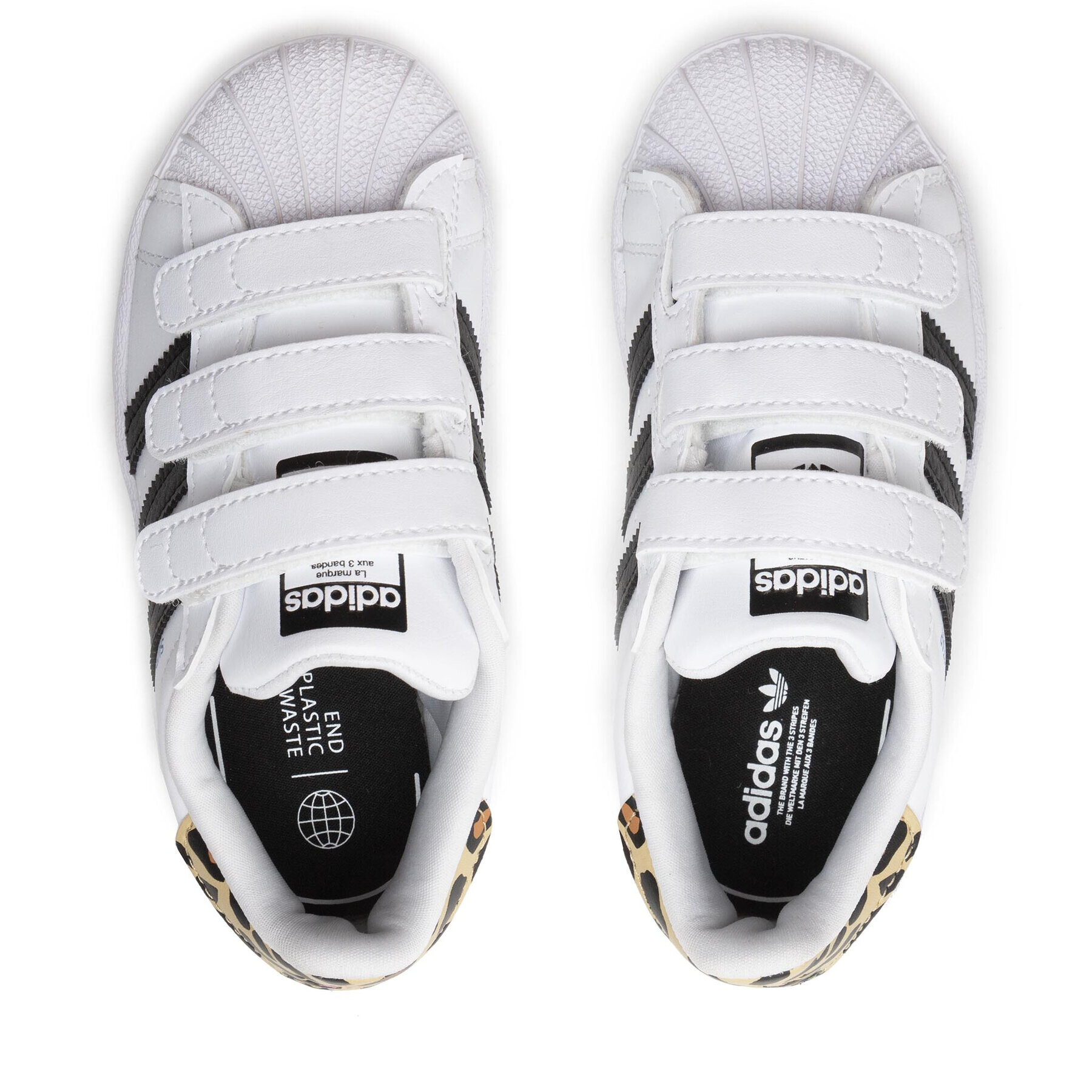 adidas Обувки Superstar Cf C GW4063 Бял - Pepit.bg