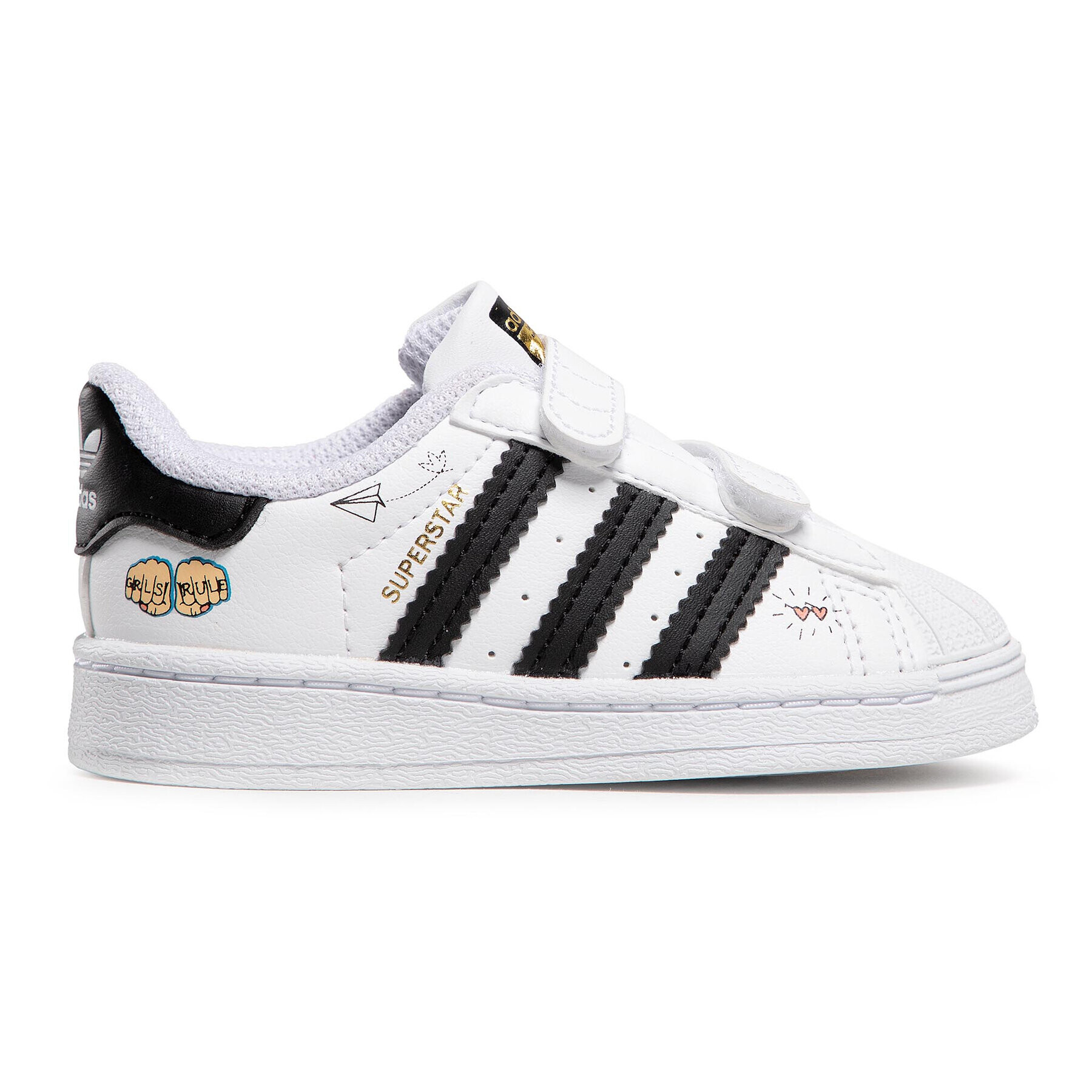 adidas Обувки Superstar Cf I FZ0619 Бял - Pepit.bg
