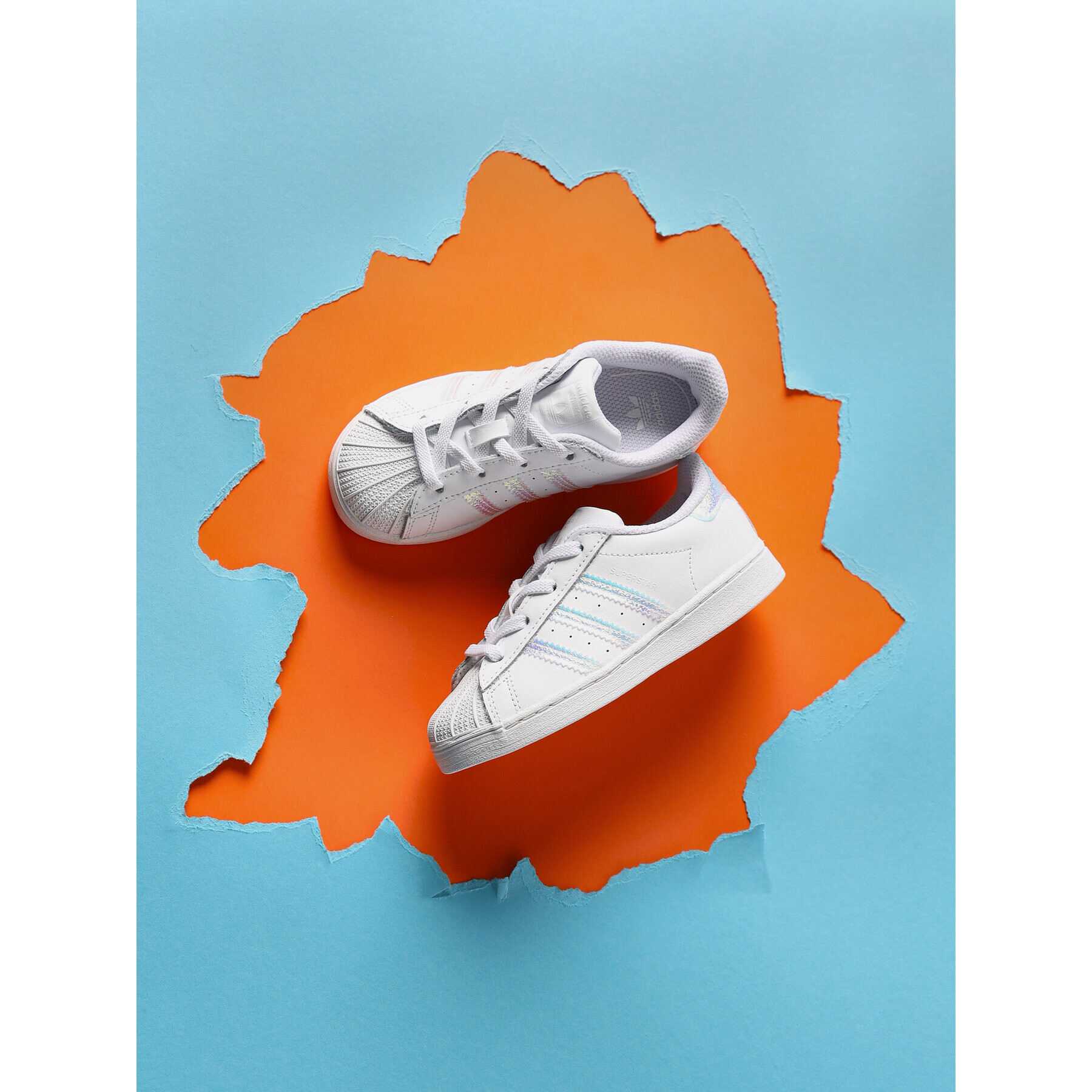 adidas Обувки Superstar El I FV3143 Бял - Pepit.bg