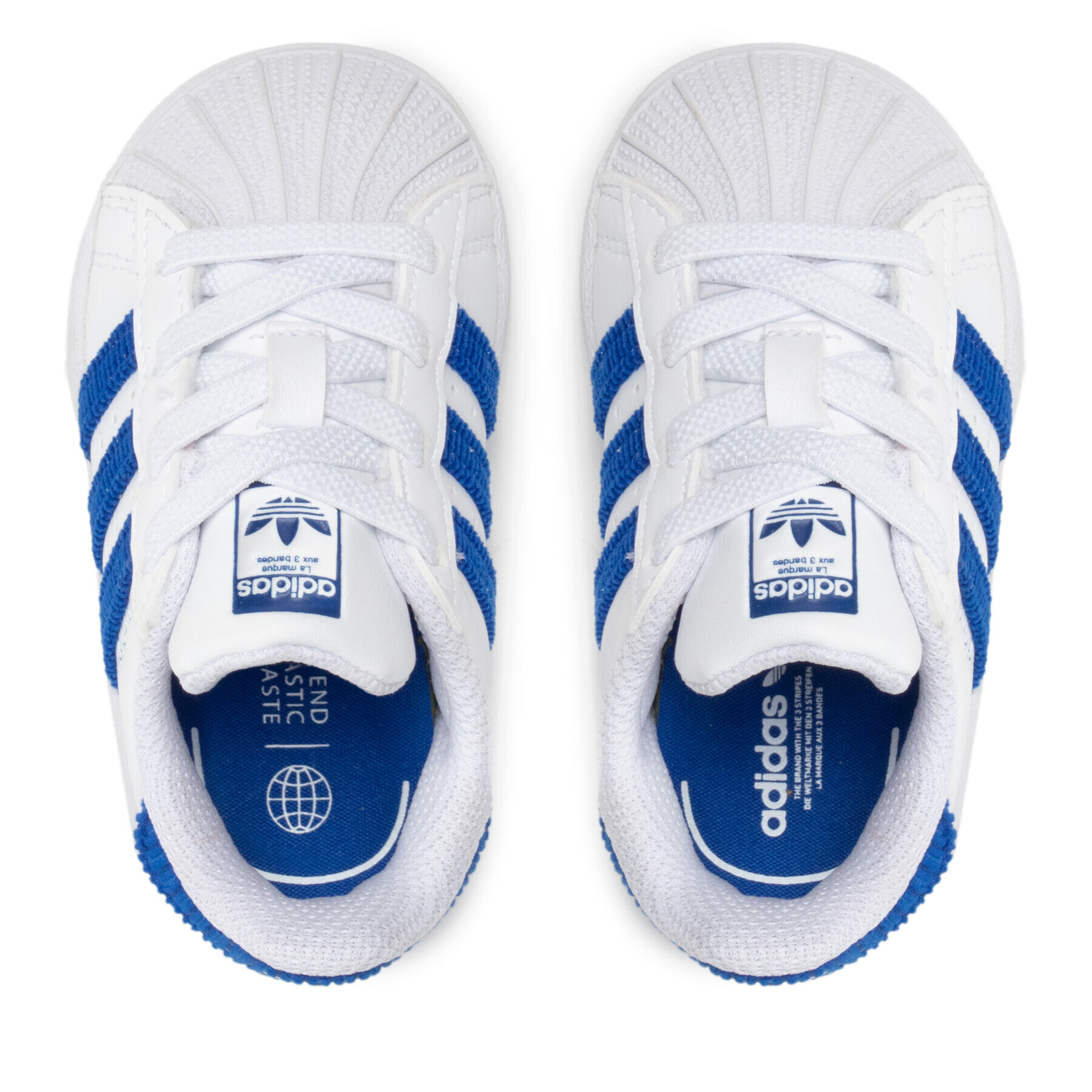 adidas Обувки Superstar El I GV7953 Бял - Pepit.bg