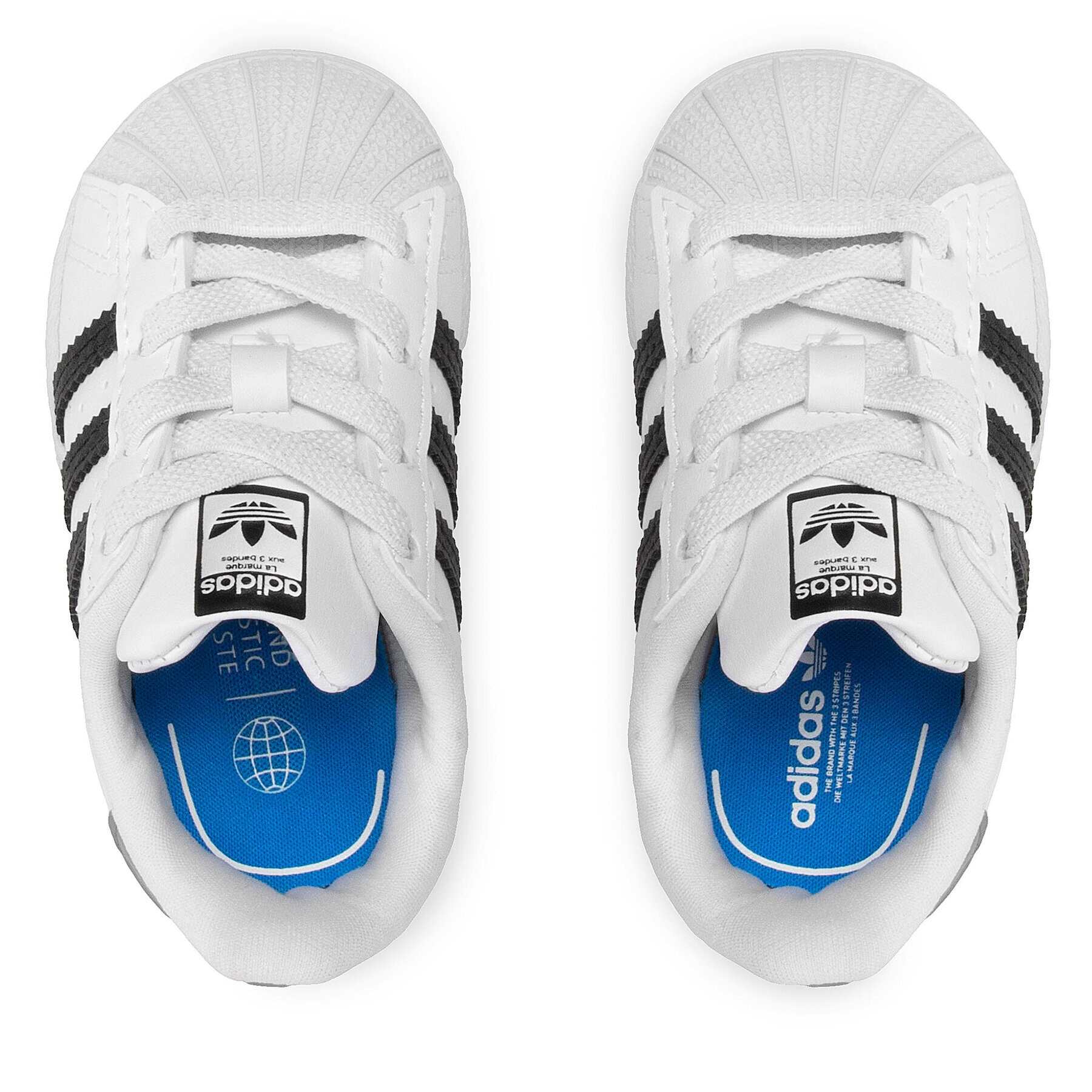 adidas Обувки Superstar El I GY9321 Бял - Pepit.bg