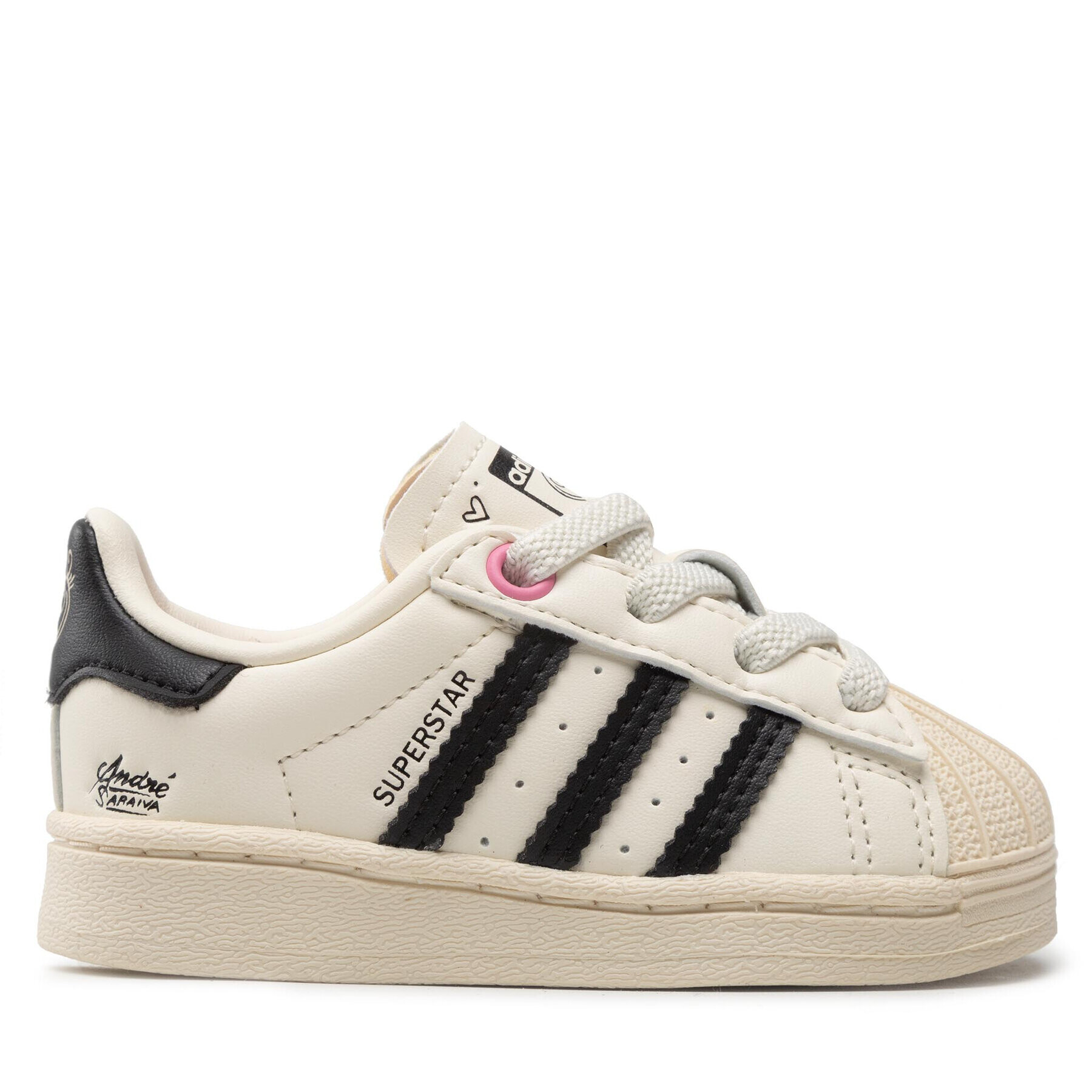 adidas Обувки Superstar El I GZ1755 Бял - Pepit.bg