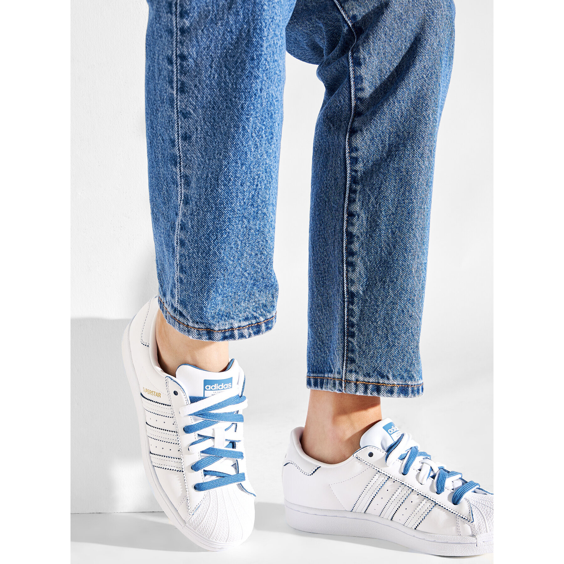 adidas Обувки Superstar W GX2012 Бял - Pepit.bg