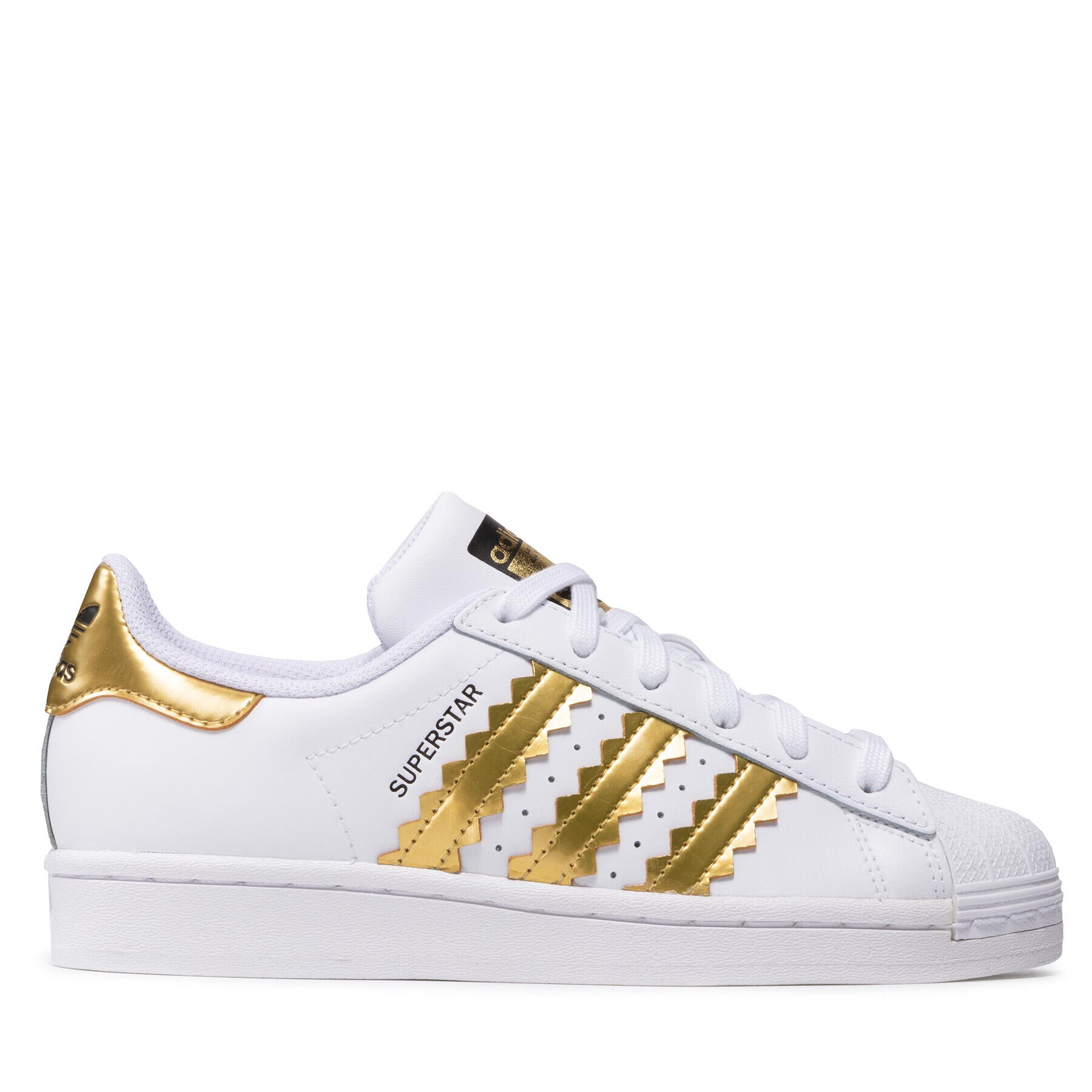 adidas Обувки Superstar W H03915 Бял - Pepit.bg