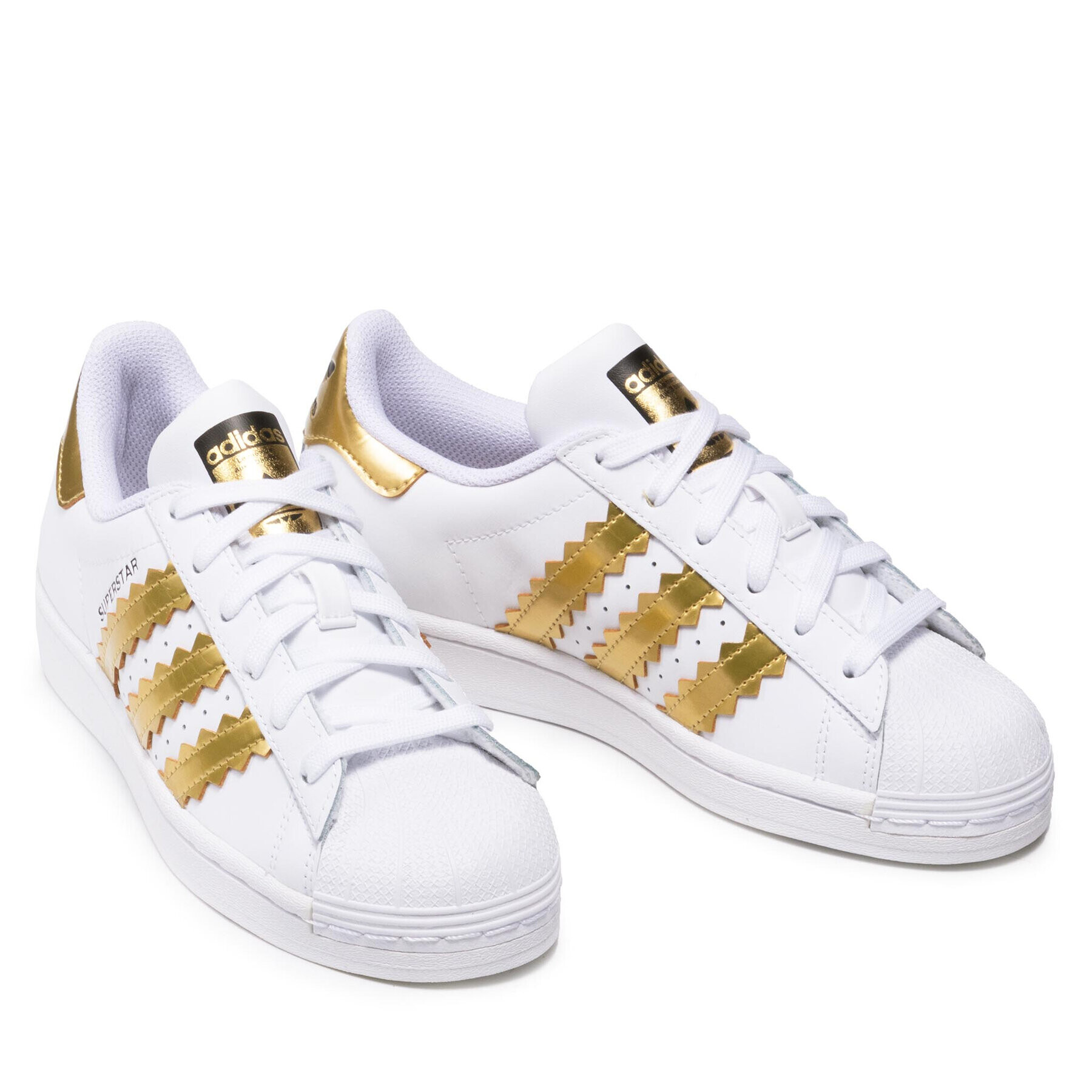 adidas Обувки Superstar W H03915 Бял - Pepit.bg