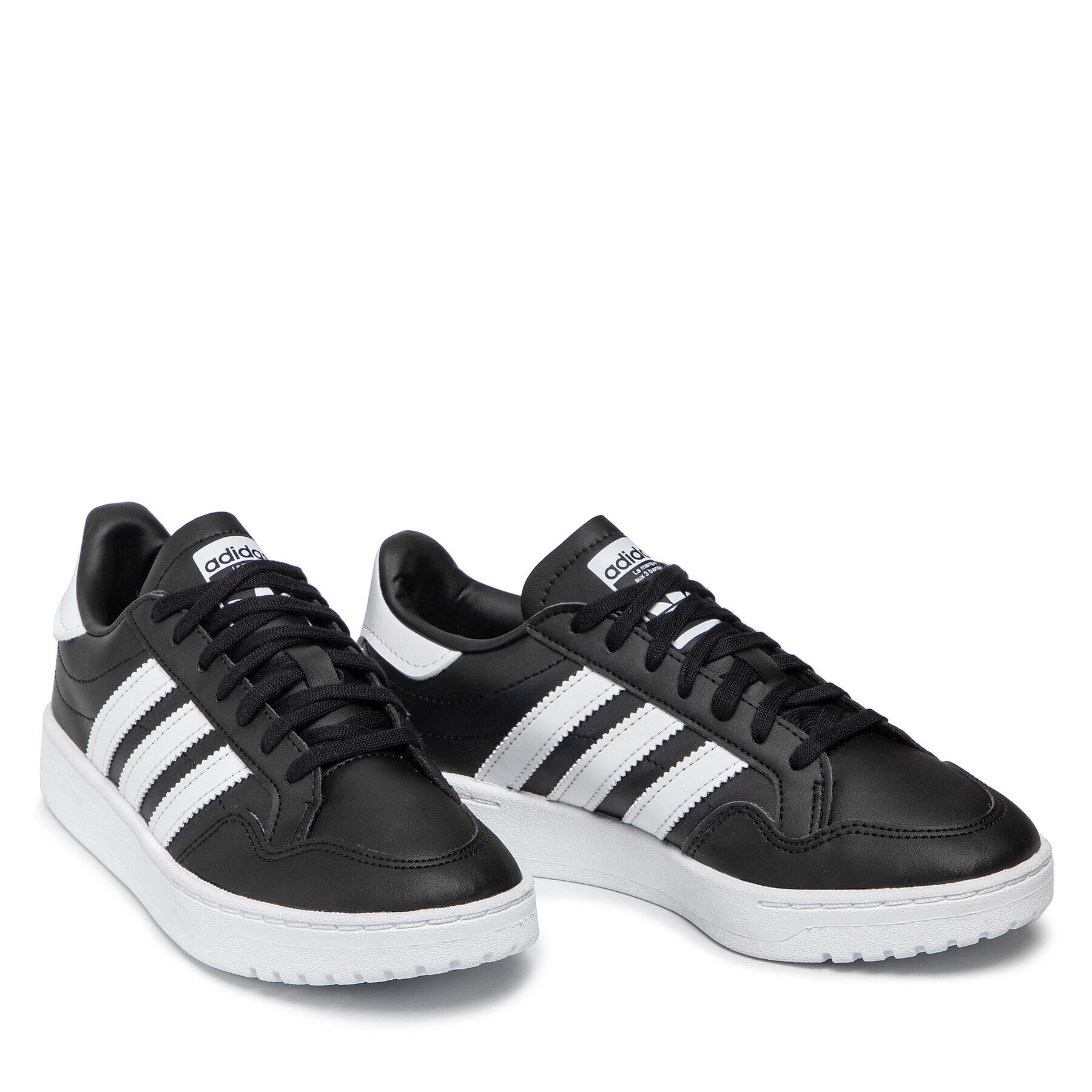 adidas Обувки Team Court J EF6810 Черен - Pepit.bg