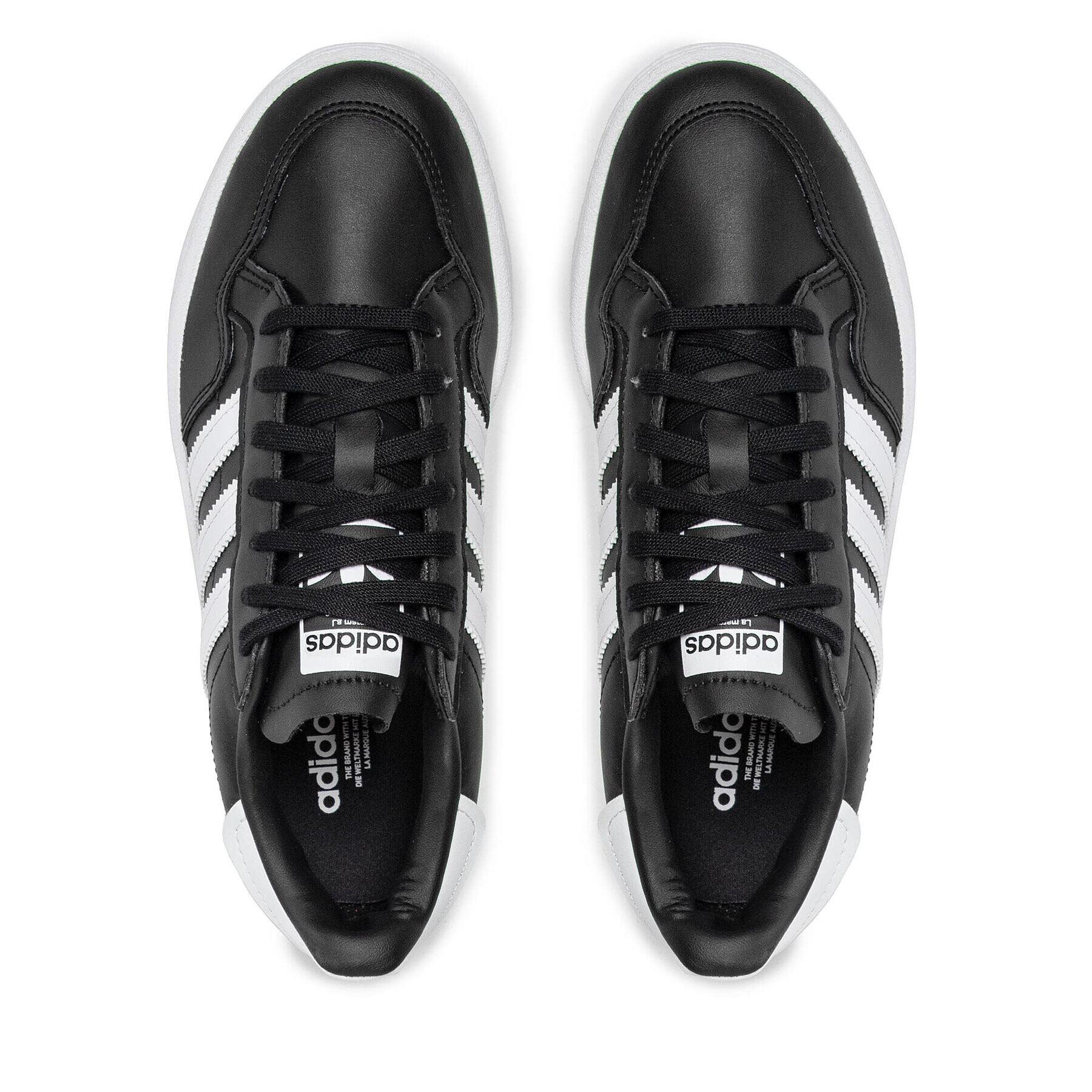 adidas Обувки Team Court J EF6810 Черен - Pepit.bg