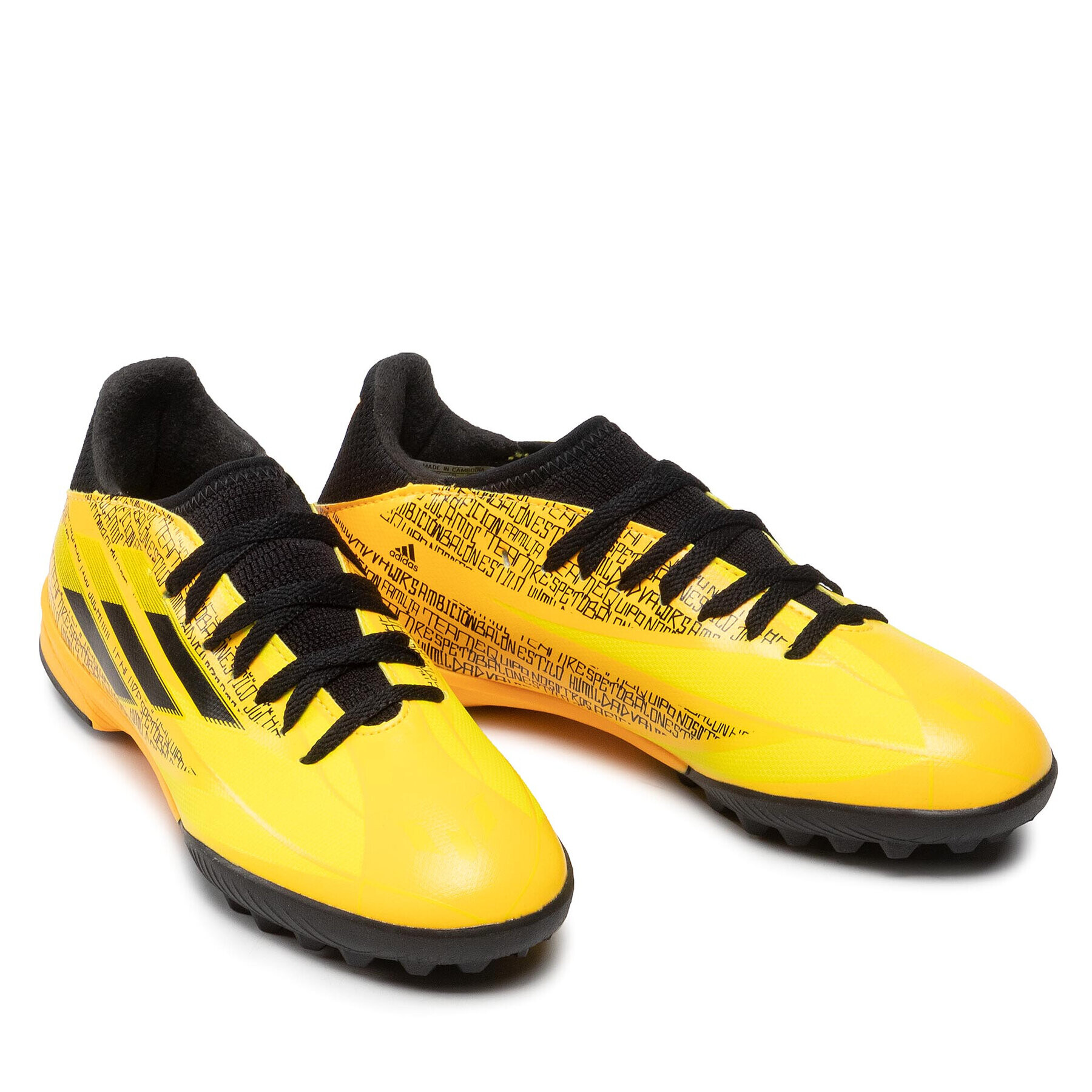 adidas Performance Обувки X Speedflow Messi.3 SoGold GW7424 Жълт - Pepit.bg