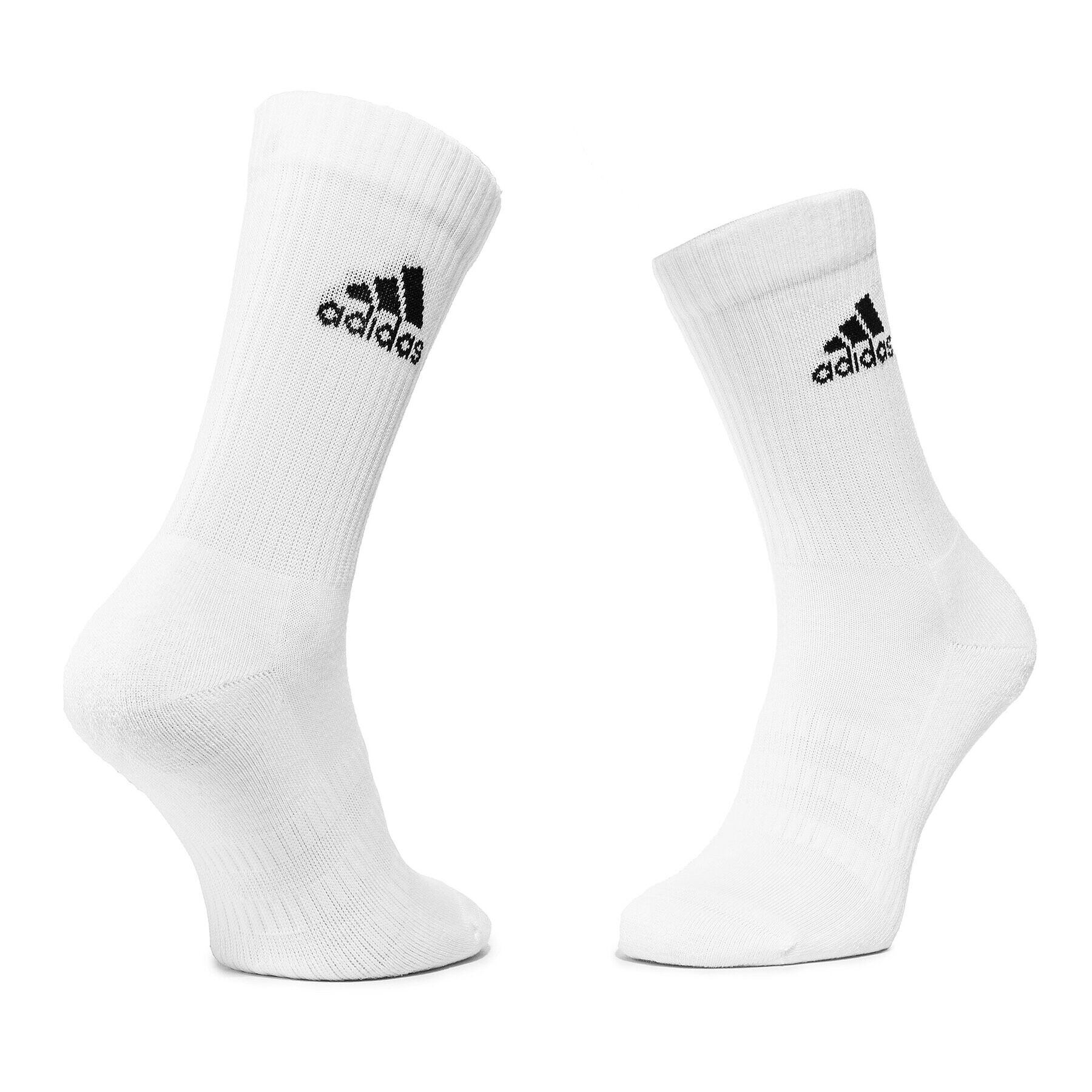 adidas омплект 6 чифта дълги чорапи унисекс Cush Crw 6Pp DZ9353 Бял - Pepit.bg