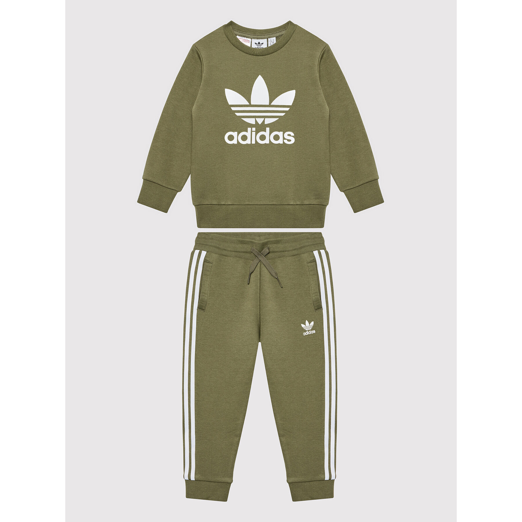 adidas Анцуг Crew HE4668 Зелен Regular Fit - Pepit.bg