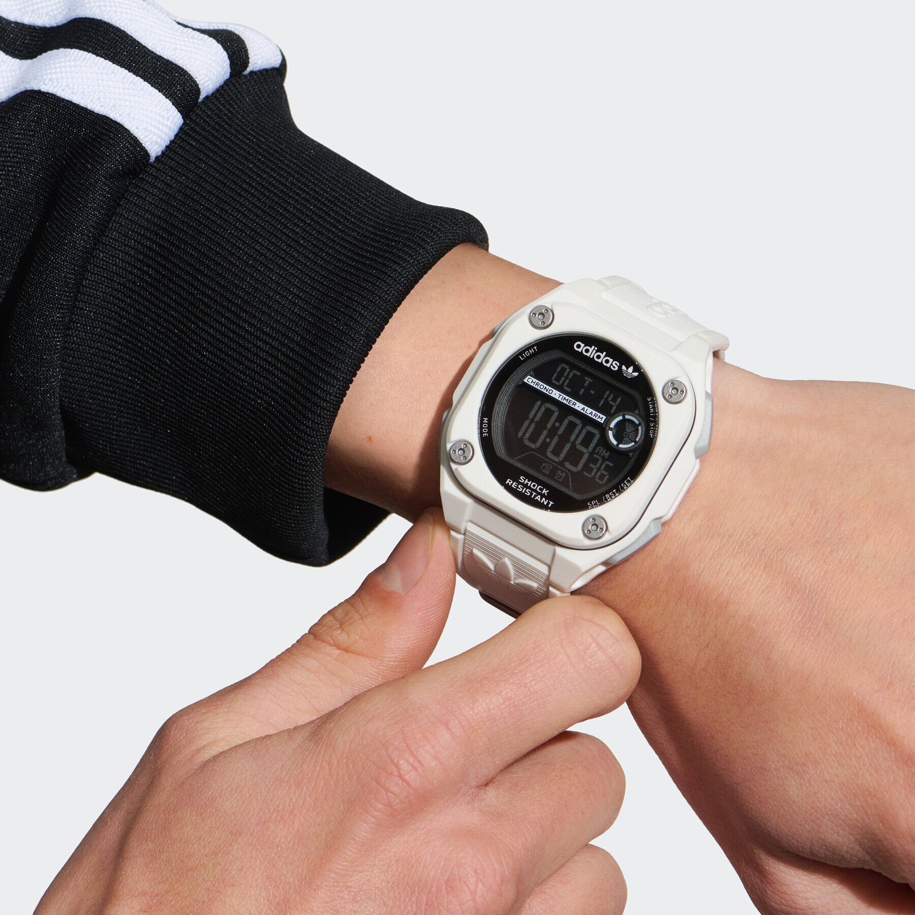 adidas Originals Часовник City Tech Two Watch AOST23062 Бял - Pepit.bg