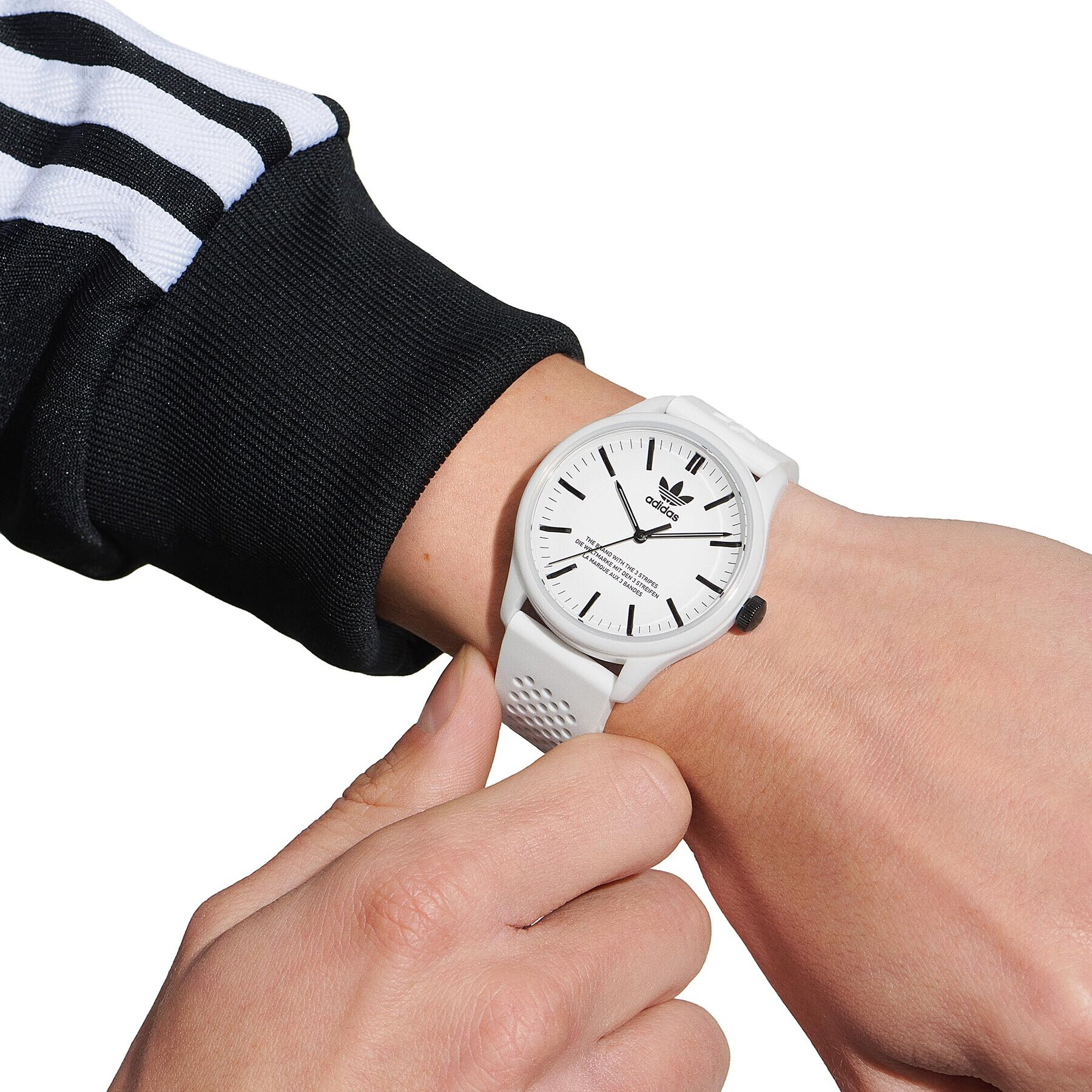adidas Originals Часовник Code One Ceramic Watch AOSY23030 Бял - Pepit.bg