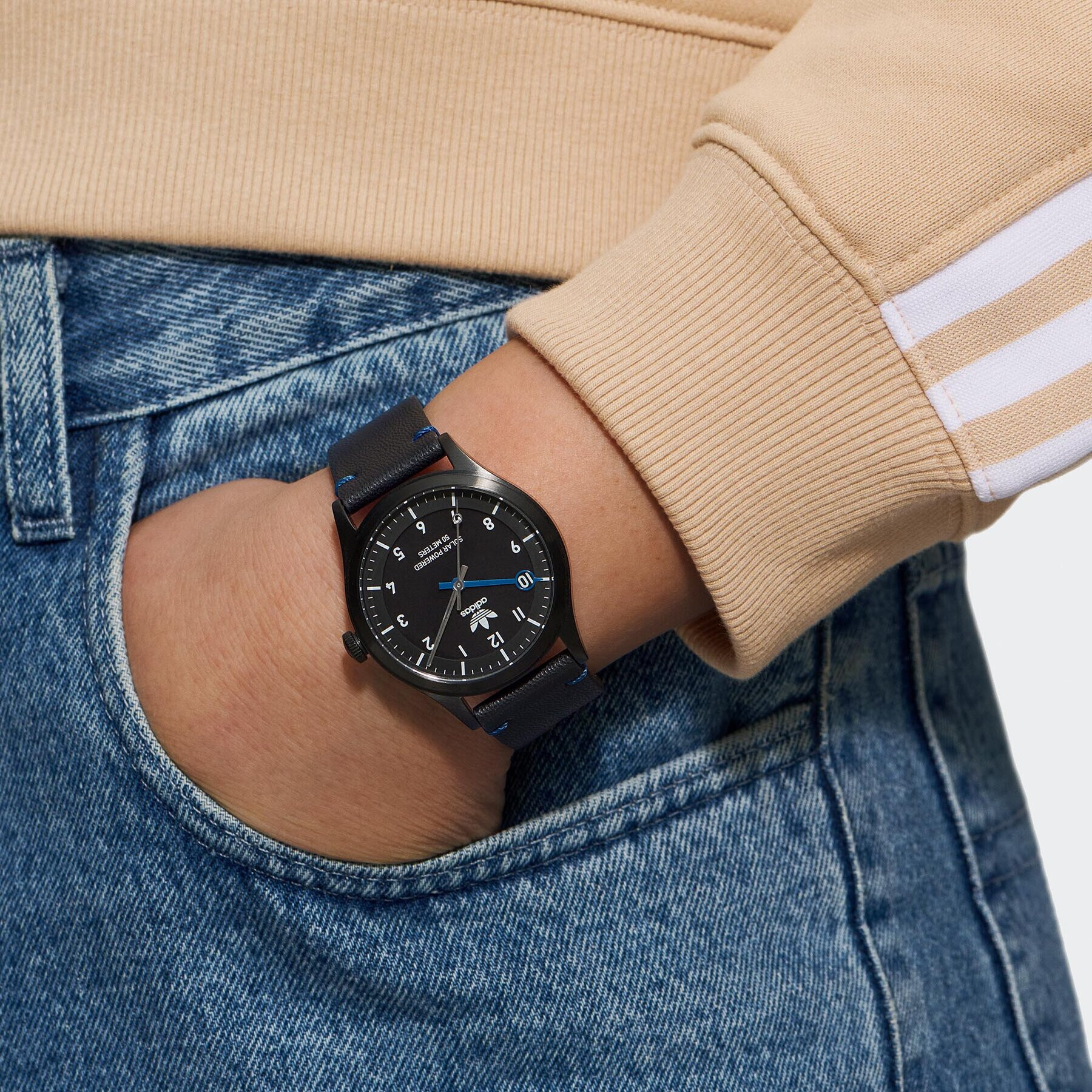 adidas Originals Часовник Project One Steel Watch AOST23046 Черен - Pepit.bg