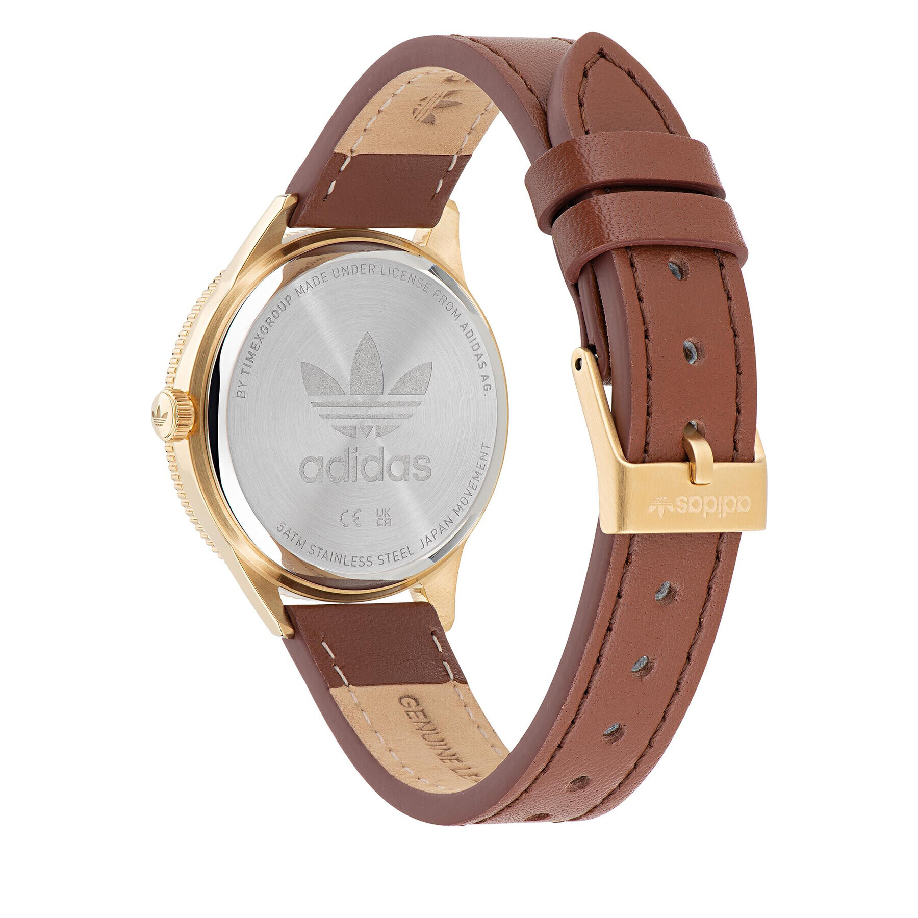 adidas Часовник Three Small AOFH22571 Кафяв - Pepit.bg