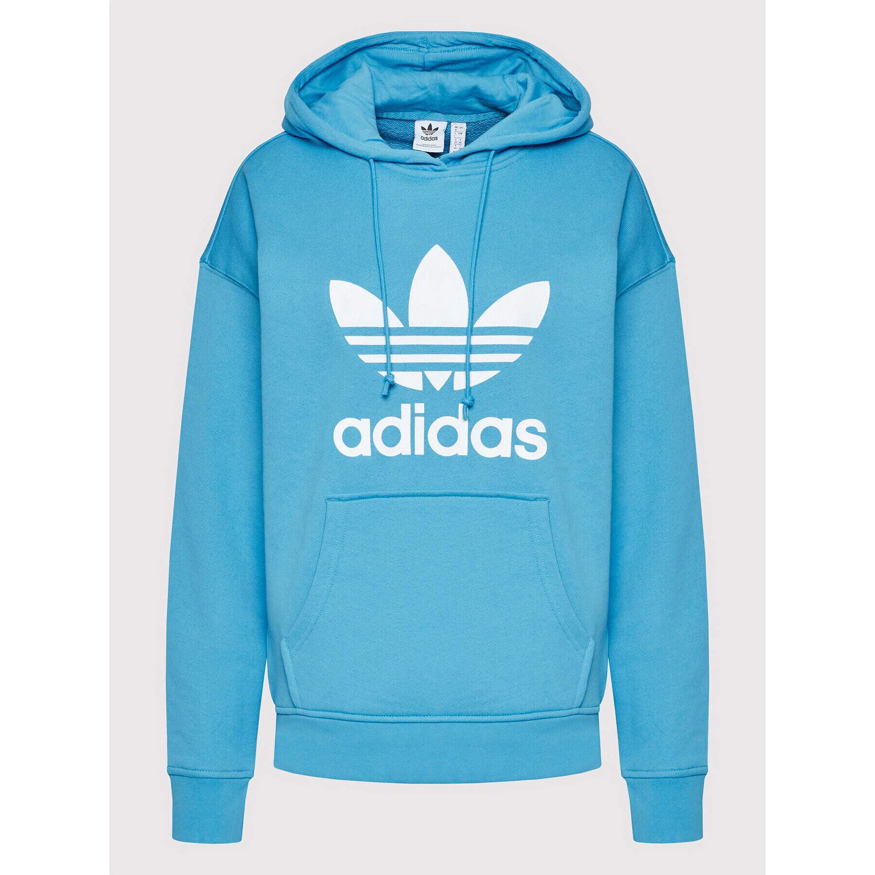 adidas Суитшърт adicolor Trefoil HE6952 Син Regular Fit - Pepit.bg