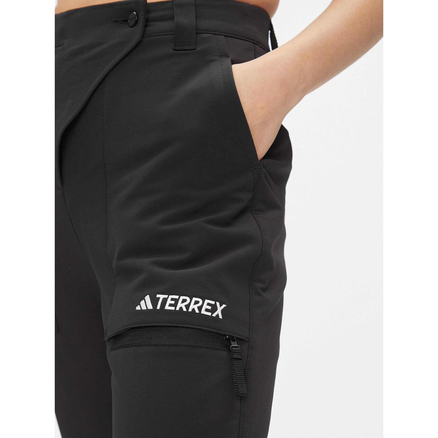 adidas Outdoor панталони IB1131 Черен Regular Fit - Pepit.bg