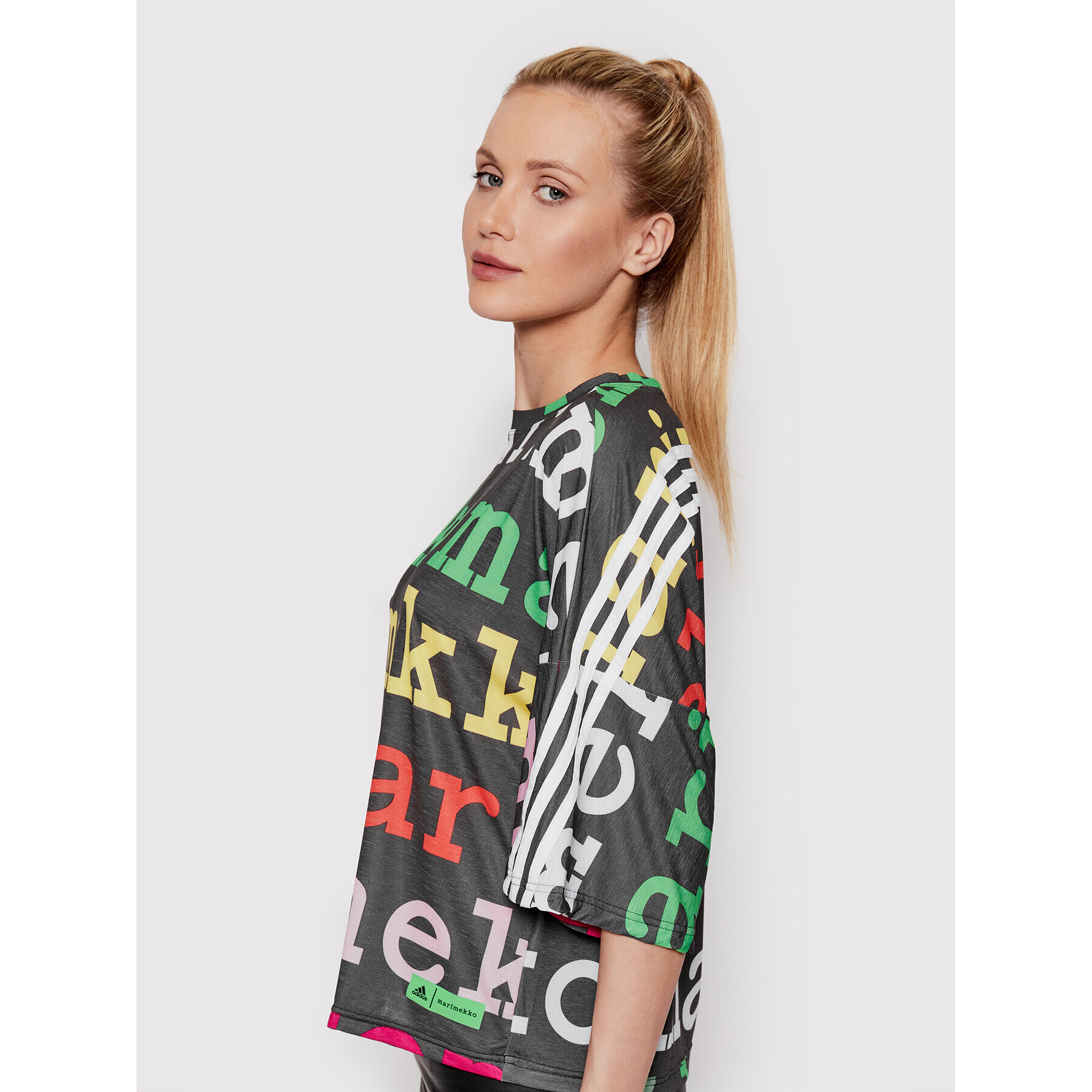 adidas Блуза MARIMEKKO HG6327 Черен Loose Fit - Pepit.bg