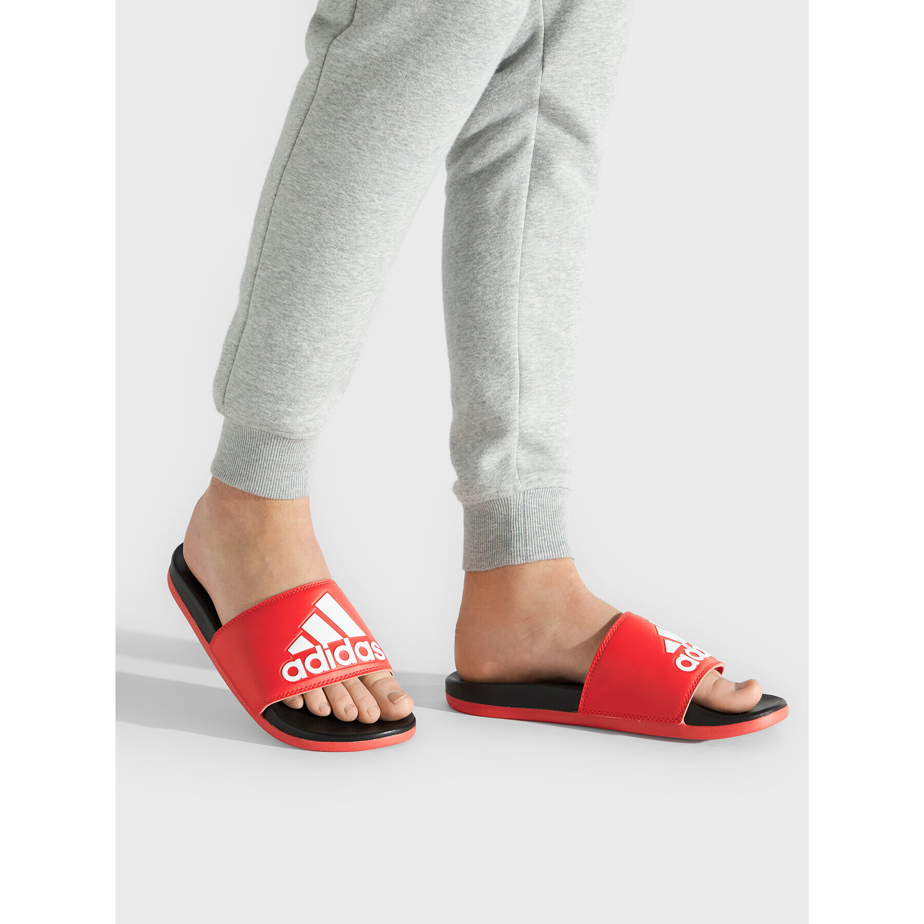 adidas Performance Чехли adilette Comfort GY1947 Червен - Pepit.bg